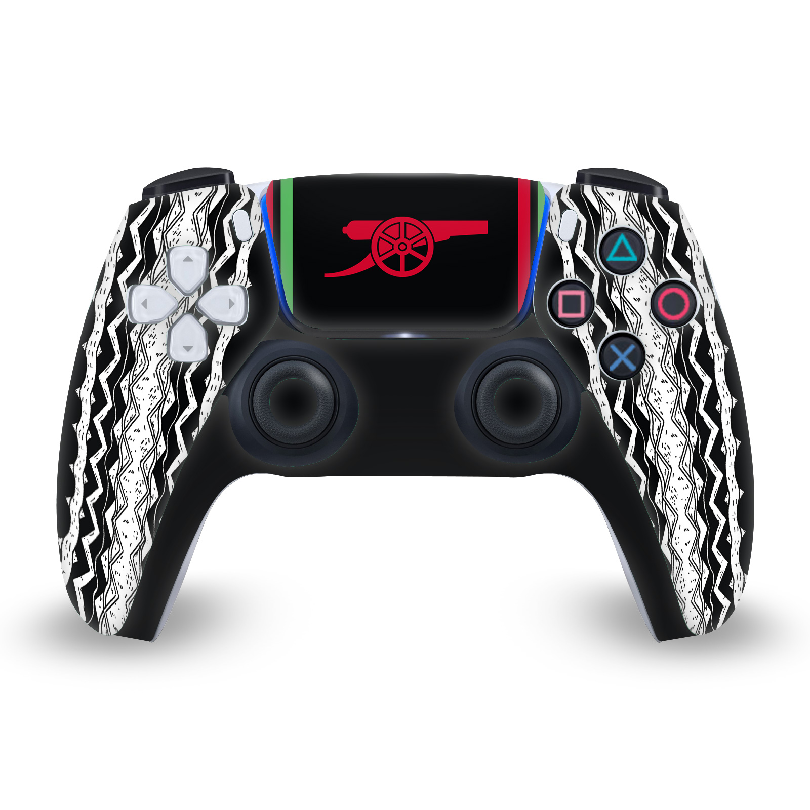 ARSENAL FC 2024/25 TRIKOT VINYL SKIN DECAL FOR SONY PS5 DUALSENSE CONTROLLER - Picture 6 of 8