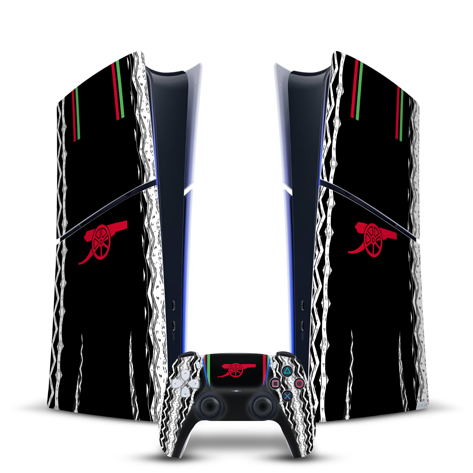 ARSENAL FC 2024/25 KIT VINYL SKIN FÜR PS5 SLIM DIGITAL KONSOLE & CONTROLLER - Bild 9 von 11