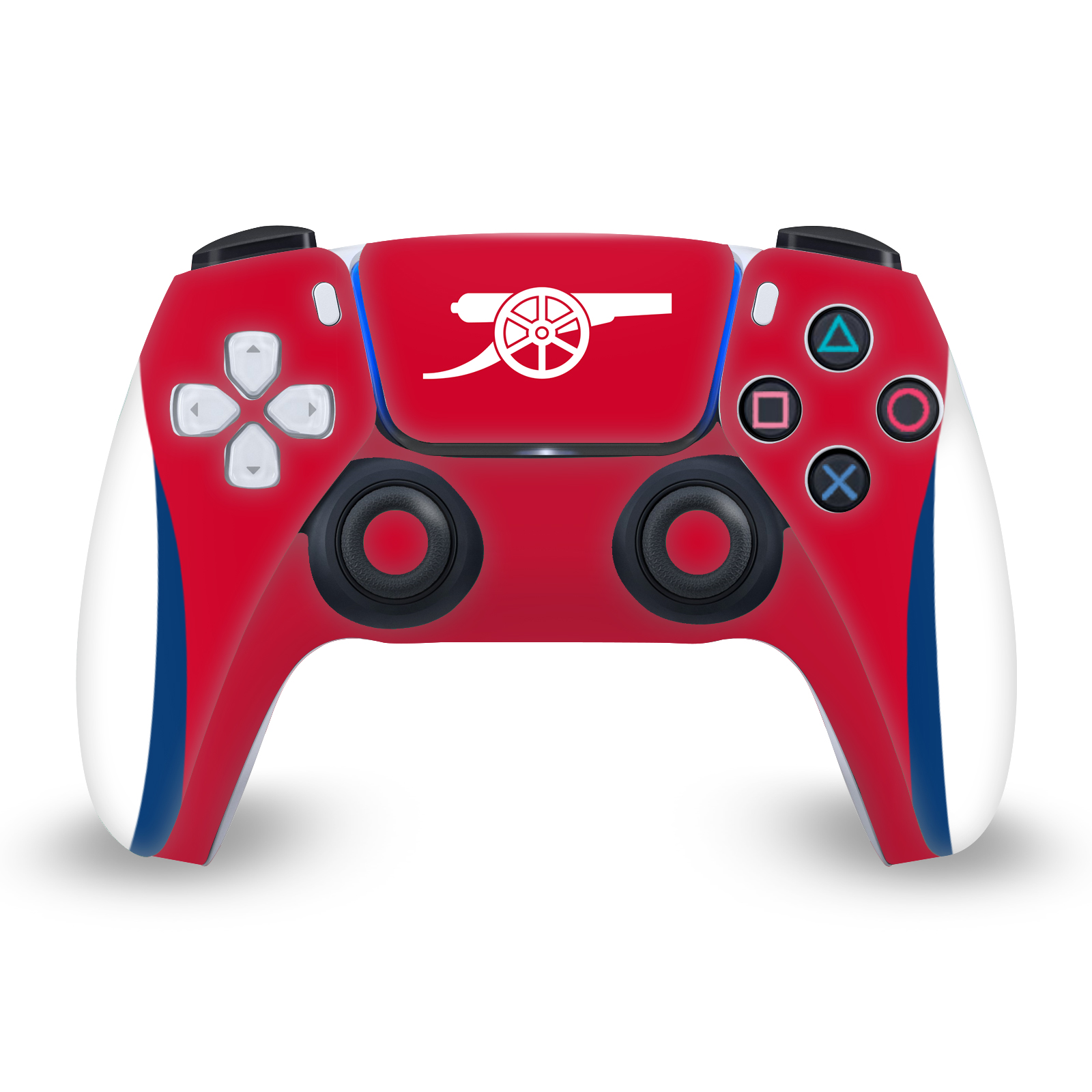 ARSENAL FC 2024/25 TRIKOT VINYL SKIN DECAL FOR SONY PS5 DUALSENSE CONTROLLER - Picture 7 of 8