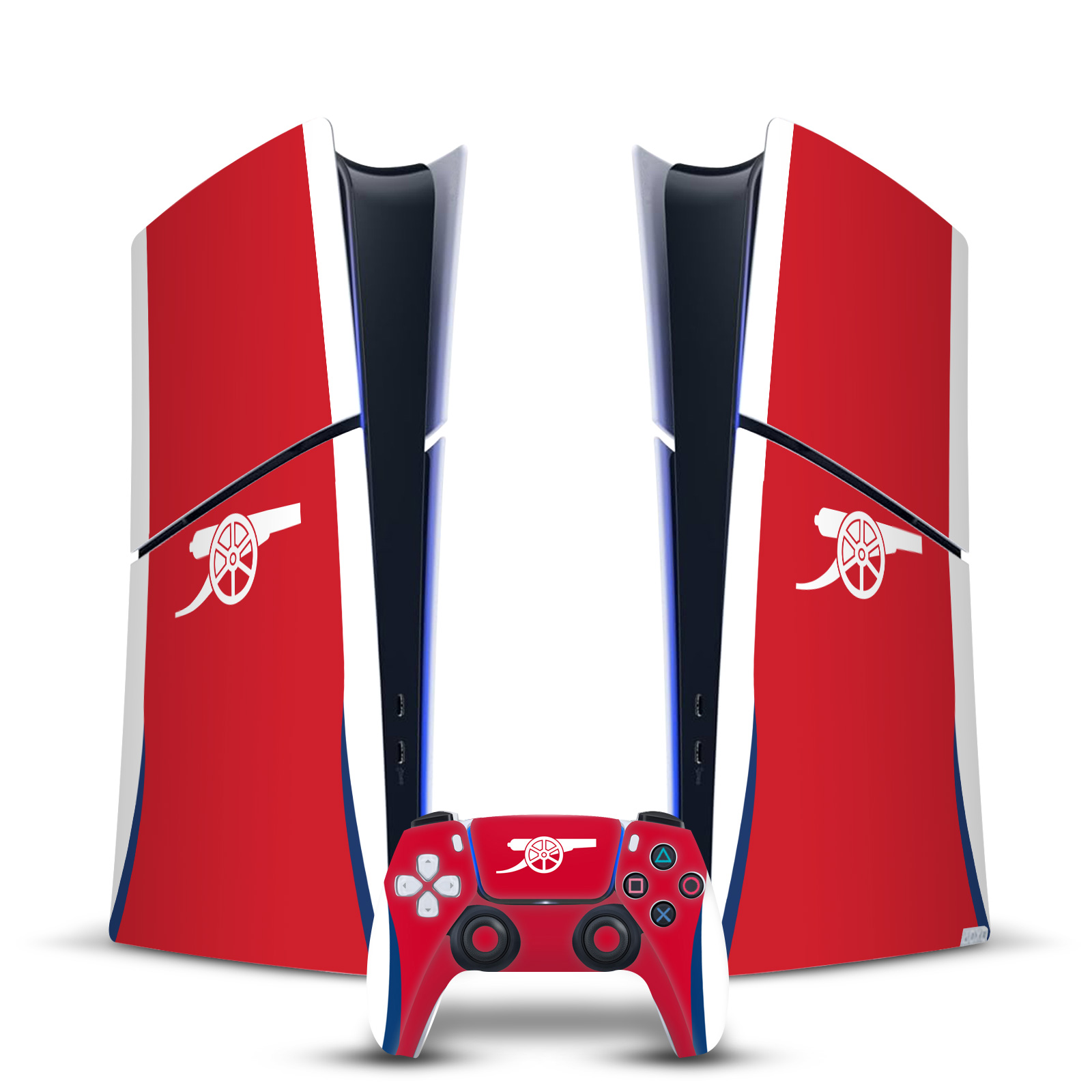 ARSENAL FC 2024/25 KIT VINYL SKIN FÜR PS5 SLIM DIGITAL KONSOLE & CONTROLLER - Bild 10 von 11