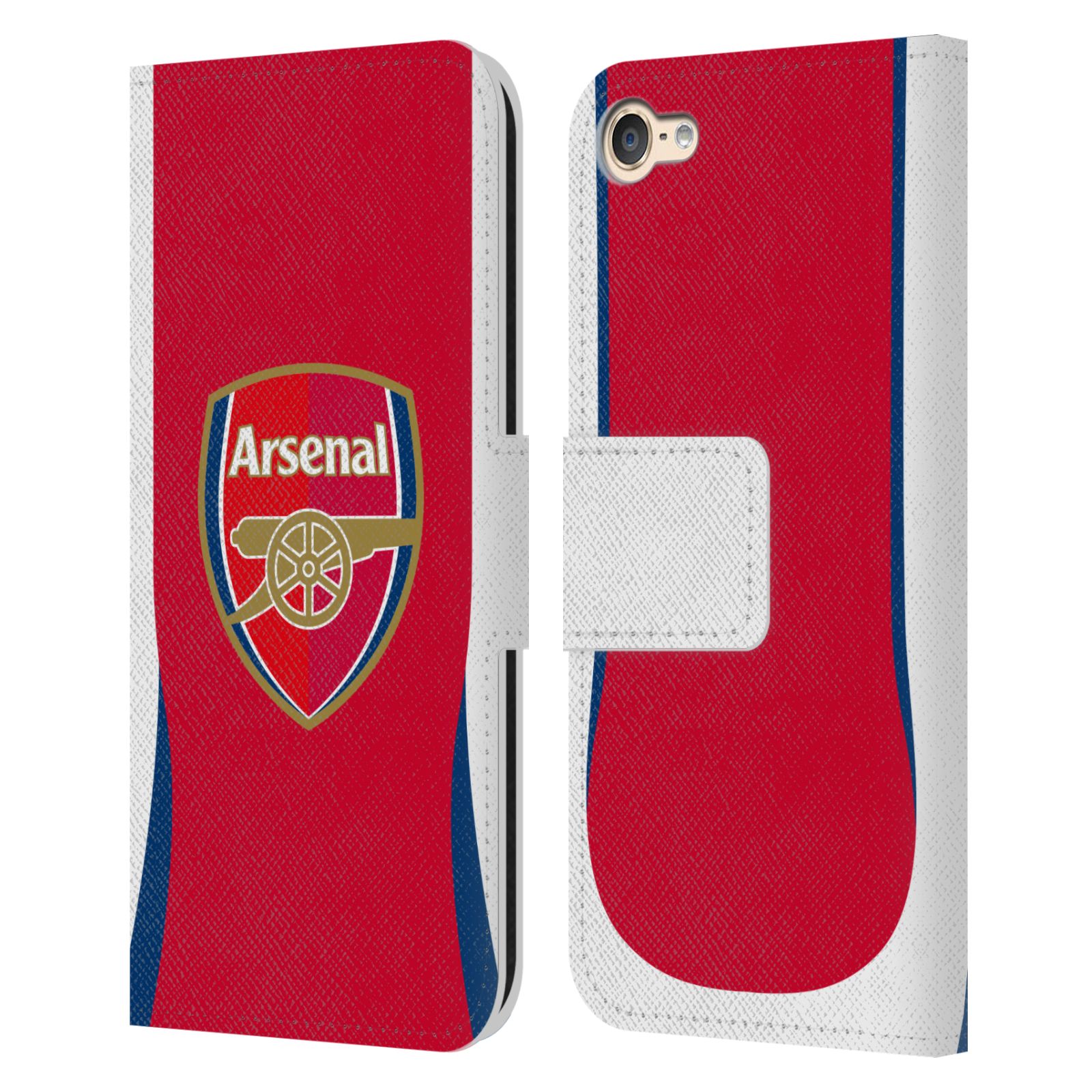 OFFICIAL ARSENAL FC 2024/25 KIT LEATHER BOOK CASE FOR APPLE iPOD TOUCH MP3 - Picture 7 of 7