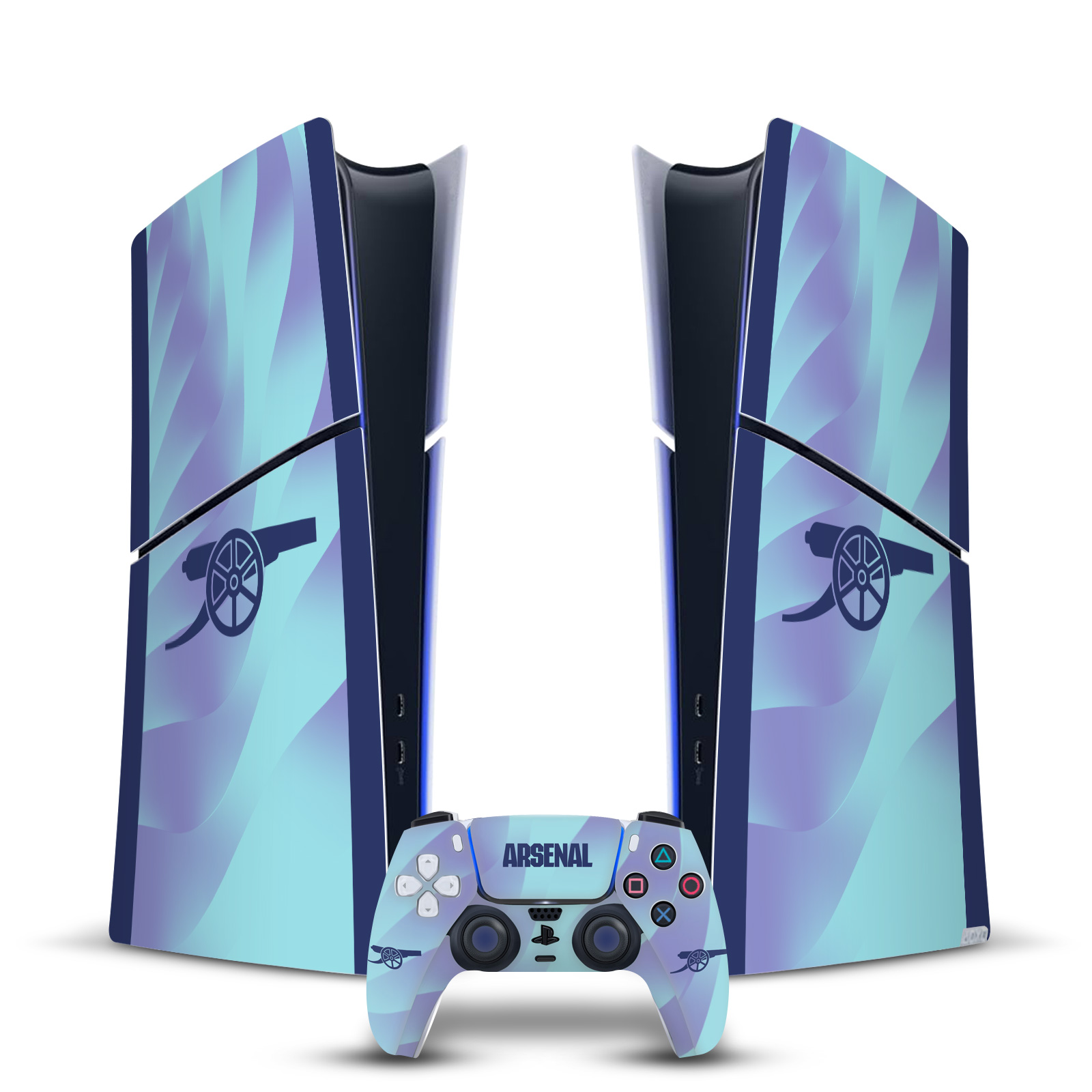 ARSENAL FC 2024/25 KIT VINYL SKIN FÜR PS5 SLIM DIGITAL KONSOLE & CONTROLLER - Bild 11 von 11