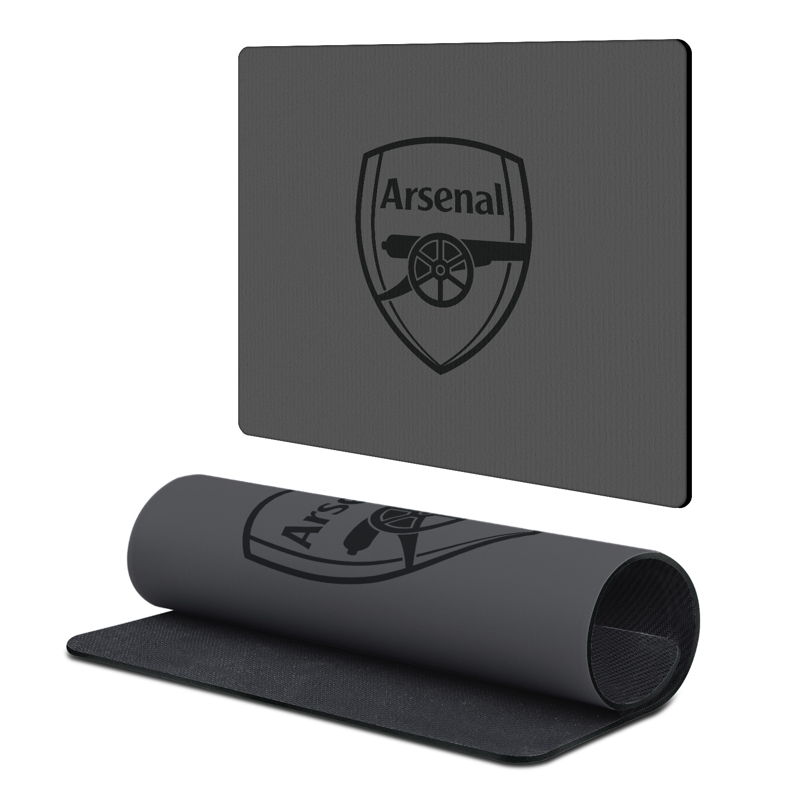 Black Logo Mouse Mat for 25 × 30 cm