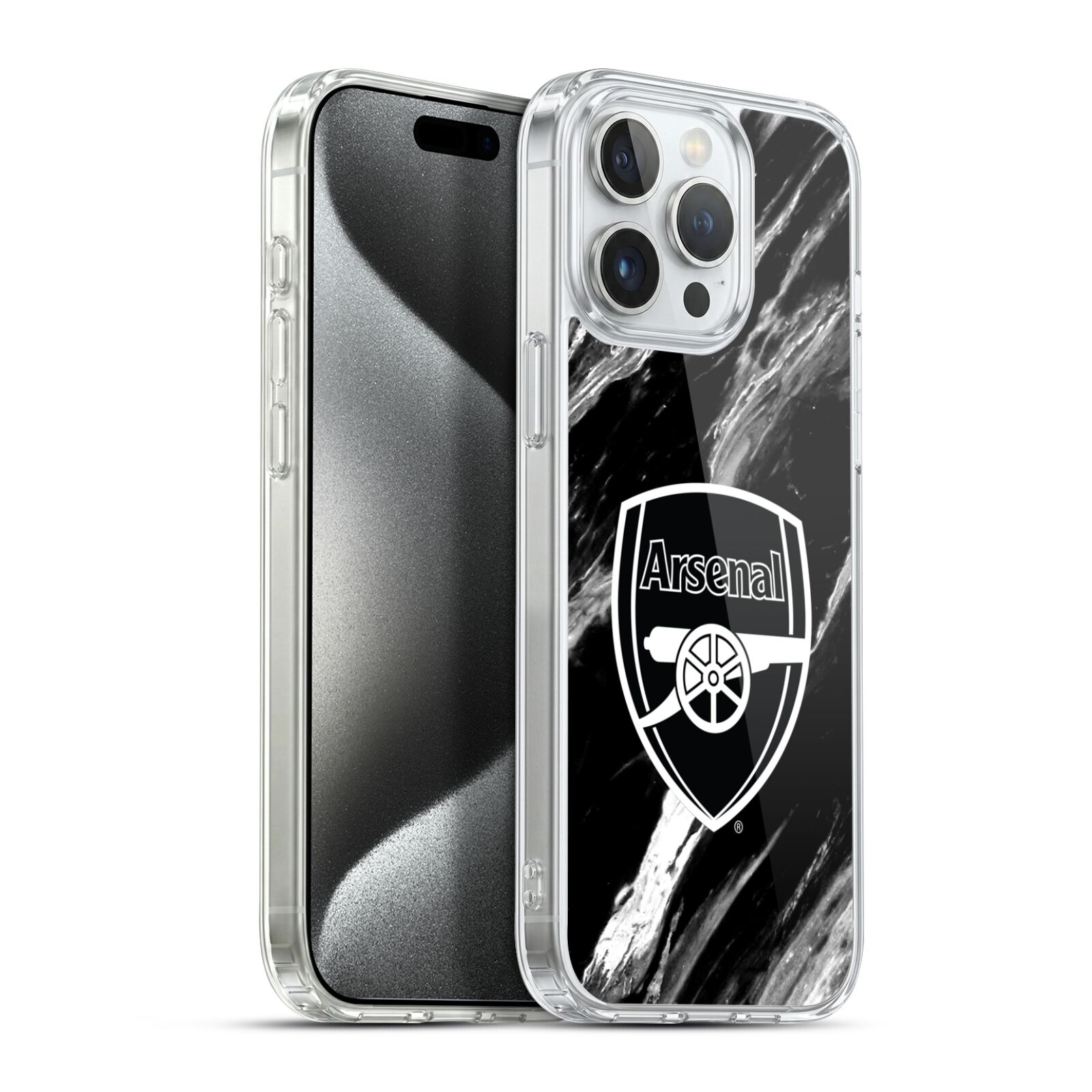 Marble Hybrid MagSafe Case for iPhone 15 Pro Max
