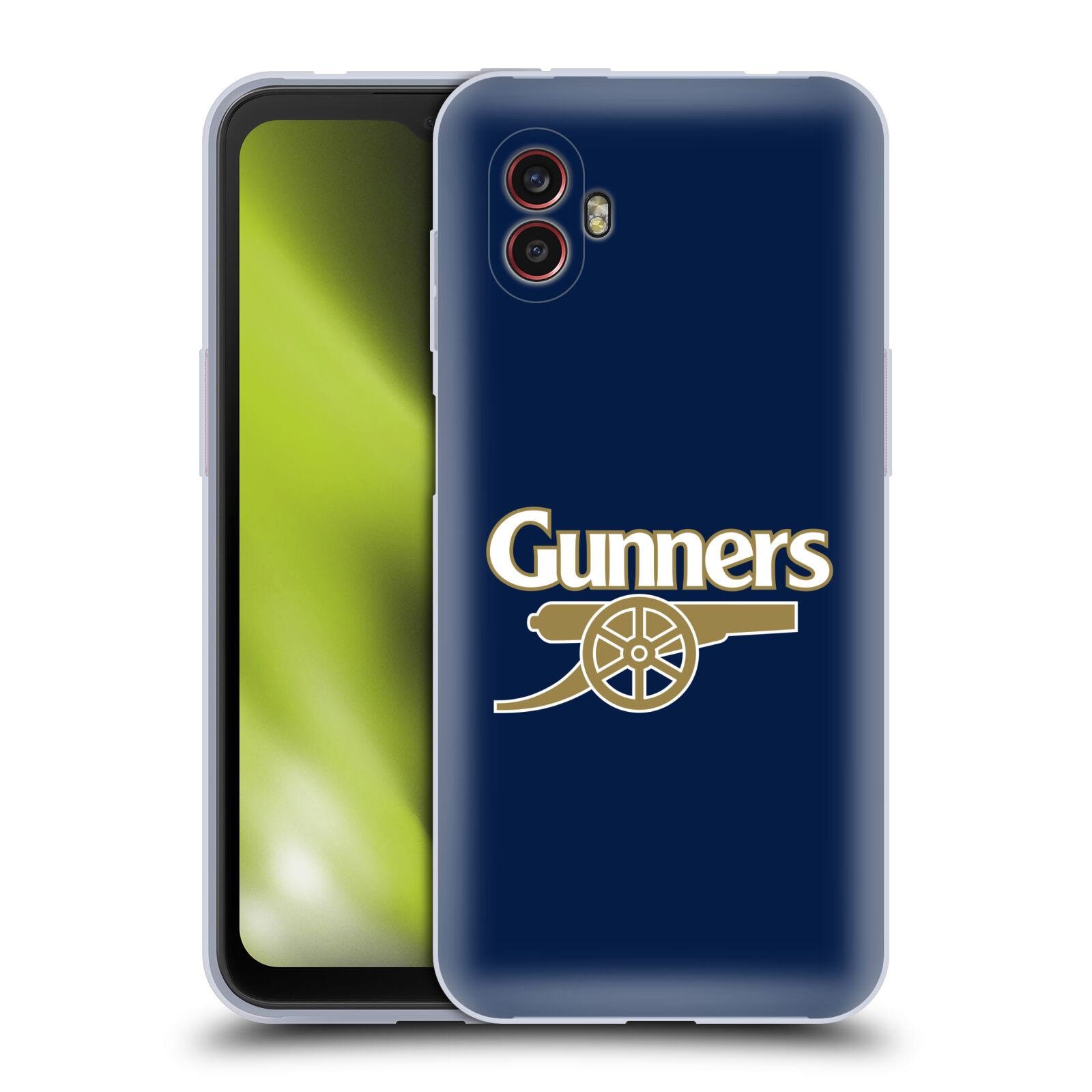 Silikonové pouzdro - Samsung Galaxy Xcover 6 Pro - Head Case - Arsenal FC - Gunners (Silikonový kryt, obal, pouzdro na mobilní telefon s motivem klubu Arsenal FC - Gunners pro Samsung Galaxy Xcover 6 Pro)