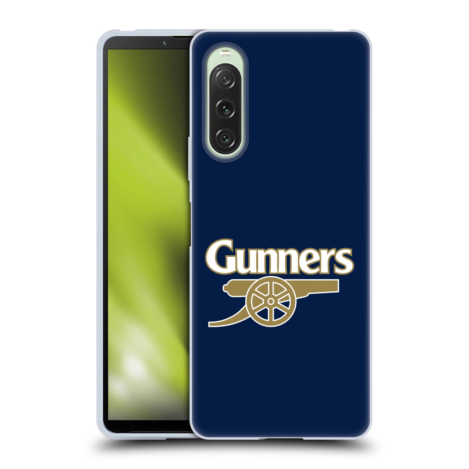 Silikonové pouzdro - Sony Xperia 10 V - Head Case - Arsenal FC - Gunners (Silikonový kryt, obal, pouzdro na mobilní telefon s motivem klubu Arsenal FC - Gunners pro Sony Xperia 10 V)