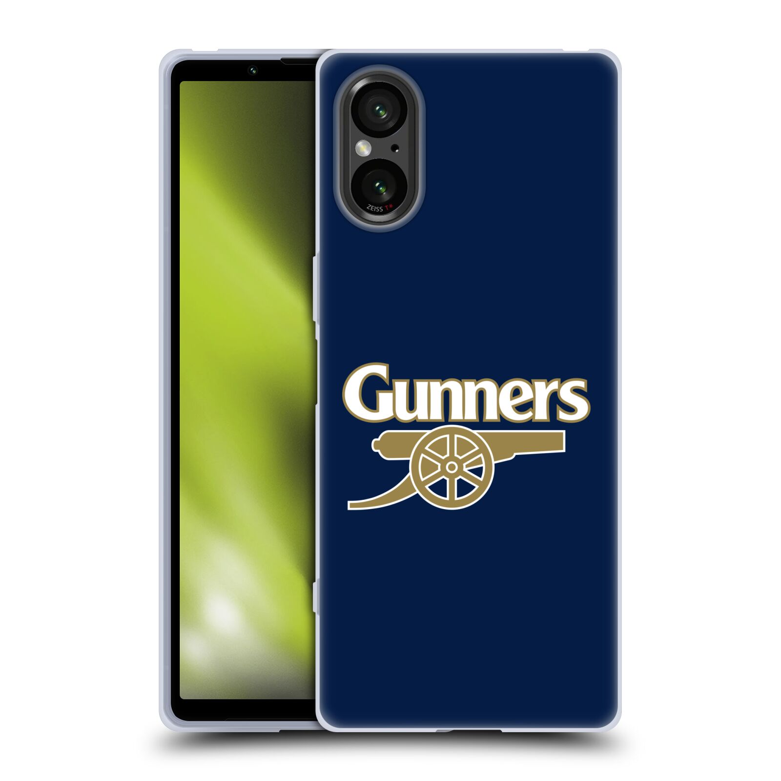 Silikonové pouzdro - Sony Xperia 5 V - Head Case - Arsenal FC - Gunners (Silikonový kryt, obal, pouzdro na mobilní telefon s motivem klubu Arsenal FC - Gunners pro Sony Xperia 5 V)