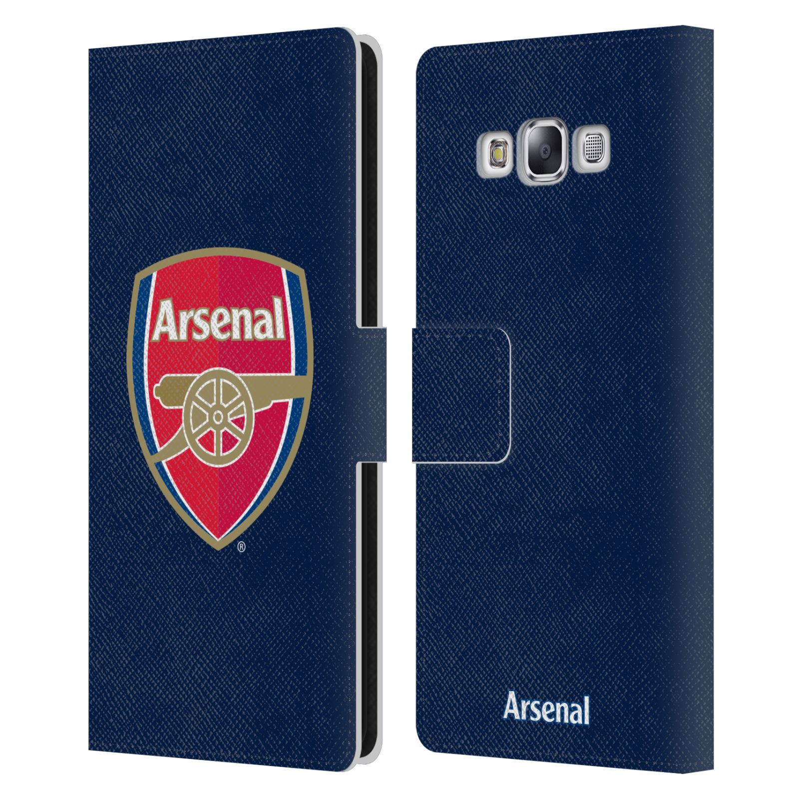 OFFICIAL ARSENAL FC CREST 2 LEATHER BOOK WALLET CASE COVER FOR SAMSUNG PHONES 3 - Picture 9 of 18