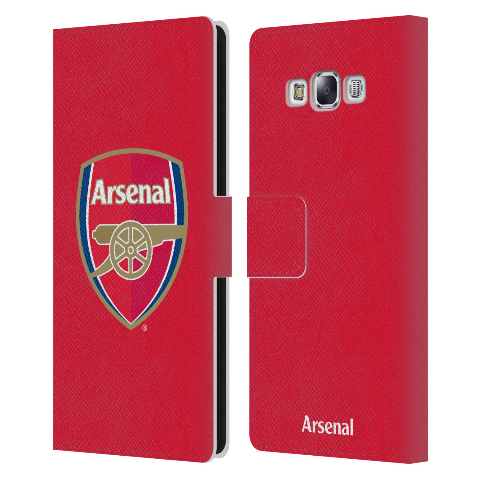 OFFICIAL ARSENAL FC CREST 2 LEATHER BOOK WALLET CASE COVER FOR SAMSUNG PHONES 3 - Picture 10 of 18