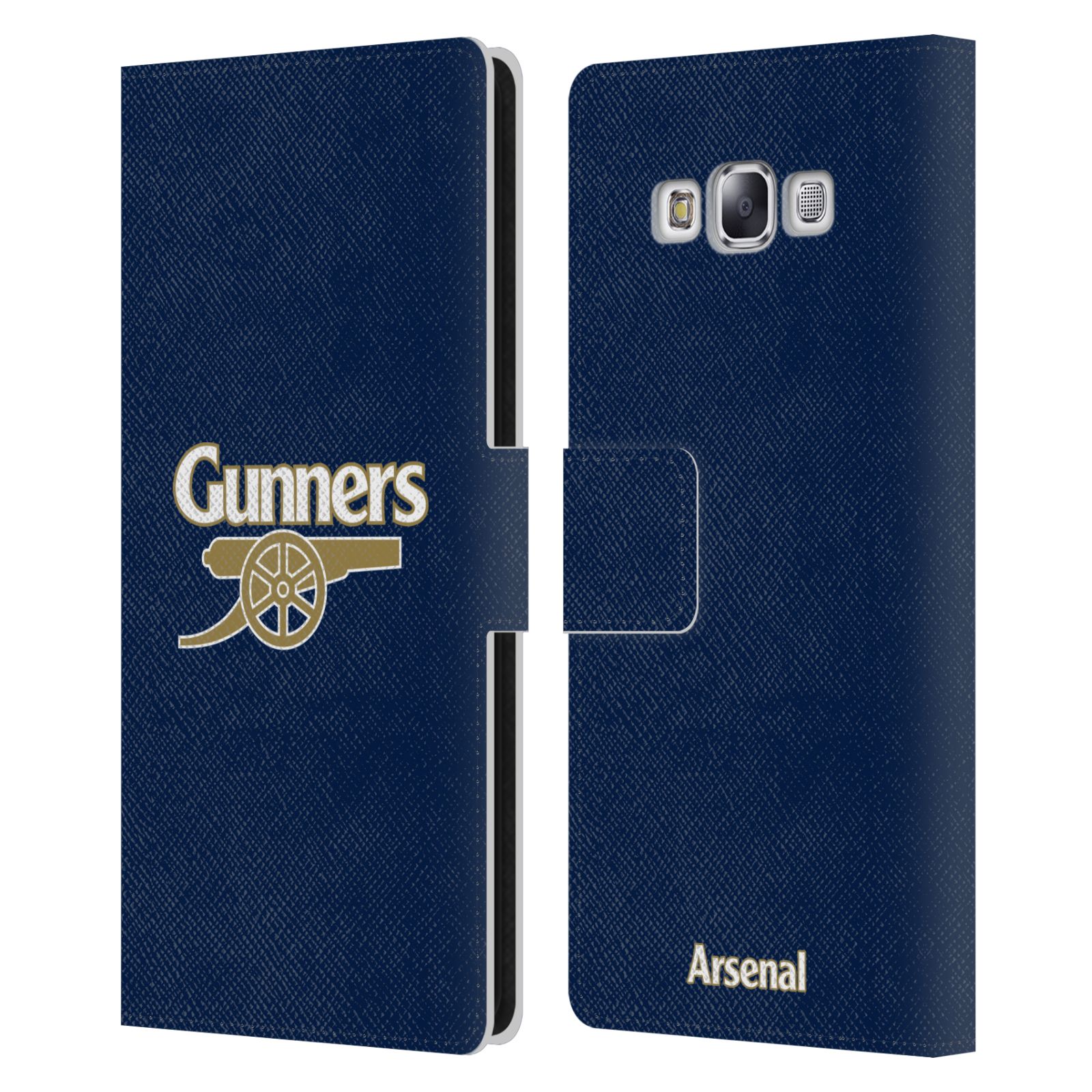 OFFICIAL ARSENAL FC CREST 2 LEATHER BOOK WALLET CASE COVER FOR SAMSUNG PHONES 3 - Picture 11 of 18