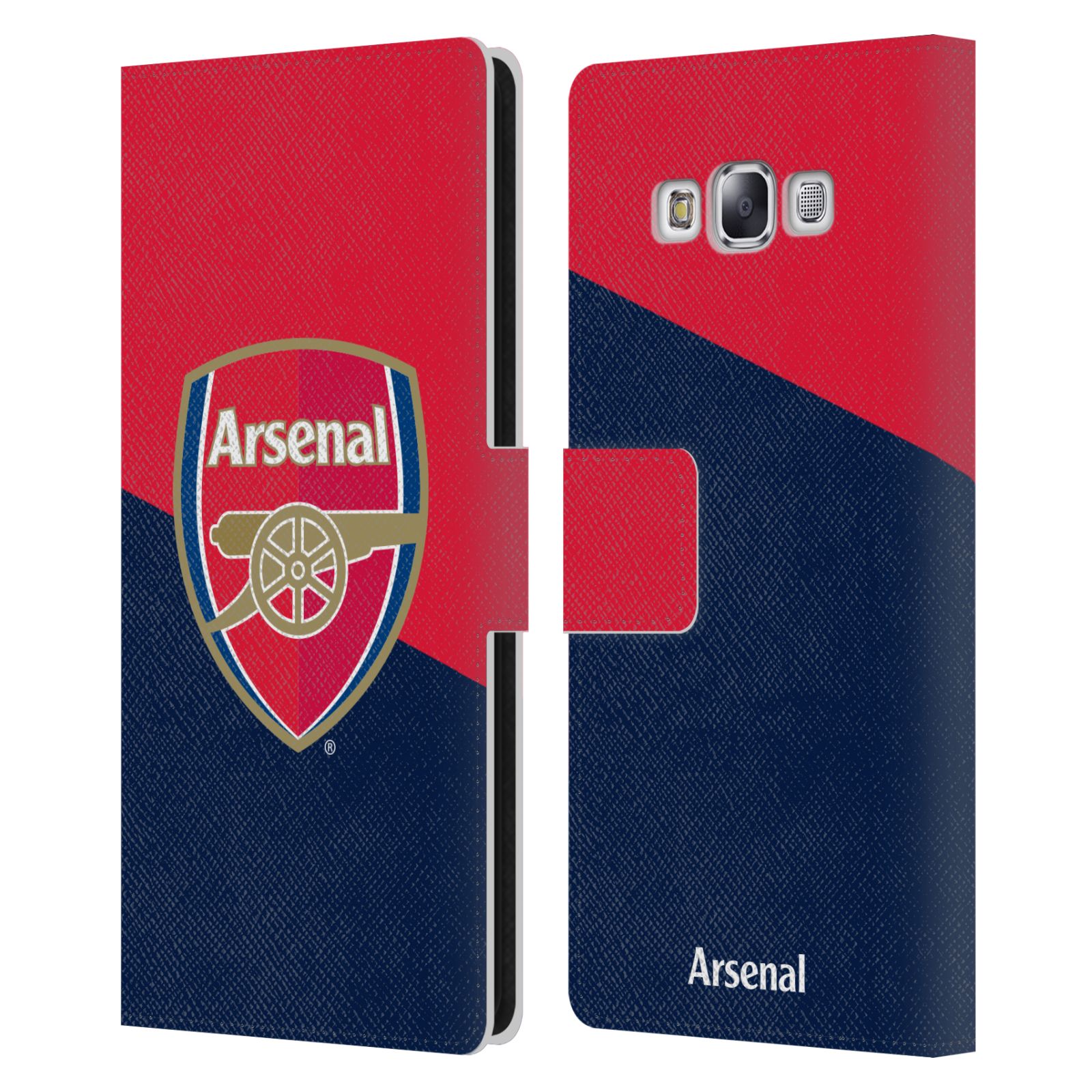 OFFICIAL ARSENAL FC CREST 2 LEATHER BOOK WALLET CASE COVER FOR SAMSUNG PHONES 3 - Picture 13 of 18