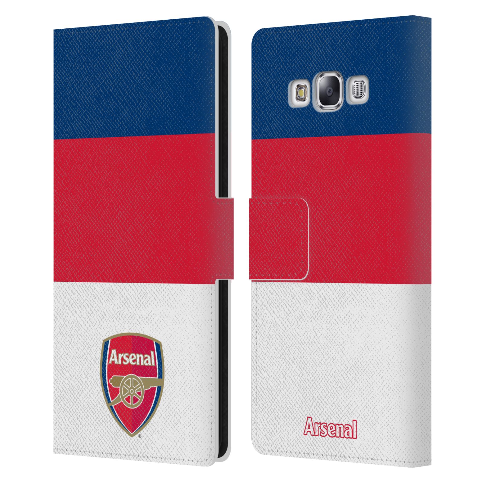 OFFICIAL ARSENAL FC CREST 2 LEATHER BOOK WALLET CASE COVER FOR SAMSUNG PHONES 3 - Picture 17 of 18
