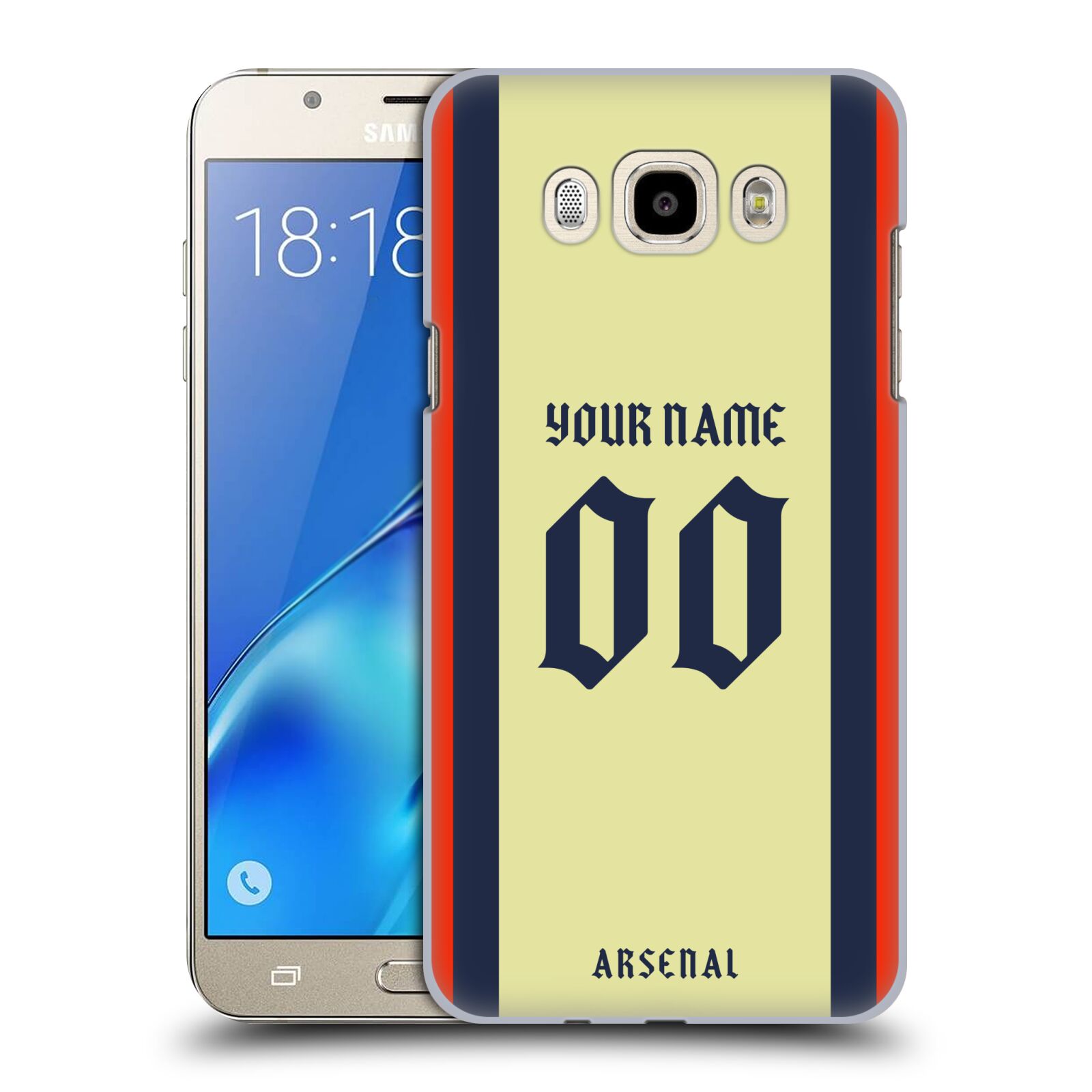 CUSTOM CUSTOMISED PERSONALISED ARSENAL FC 2021/22 KIT CASE FOR SAMSUNG PHONES 3 - 第 8/9 張圖片
