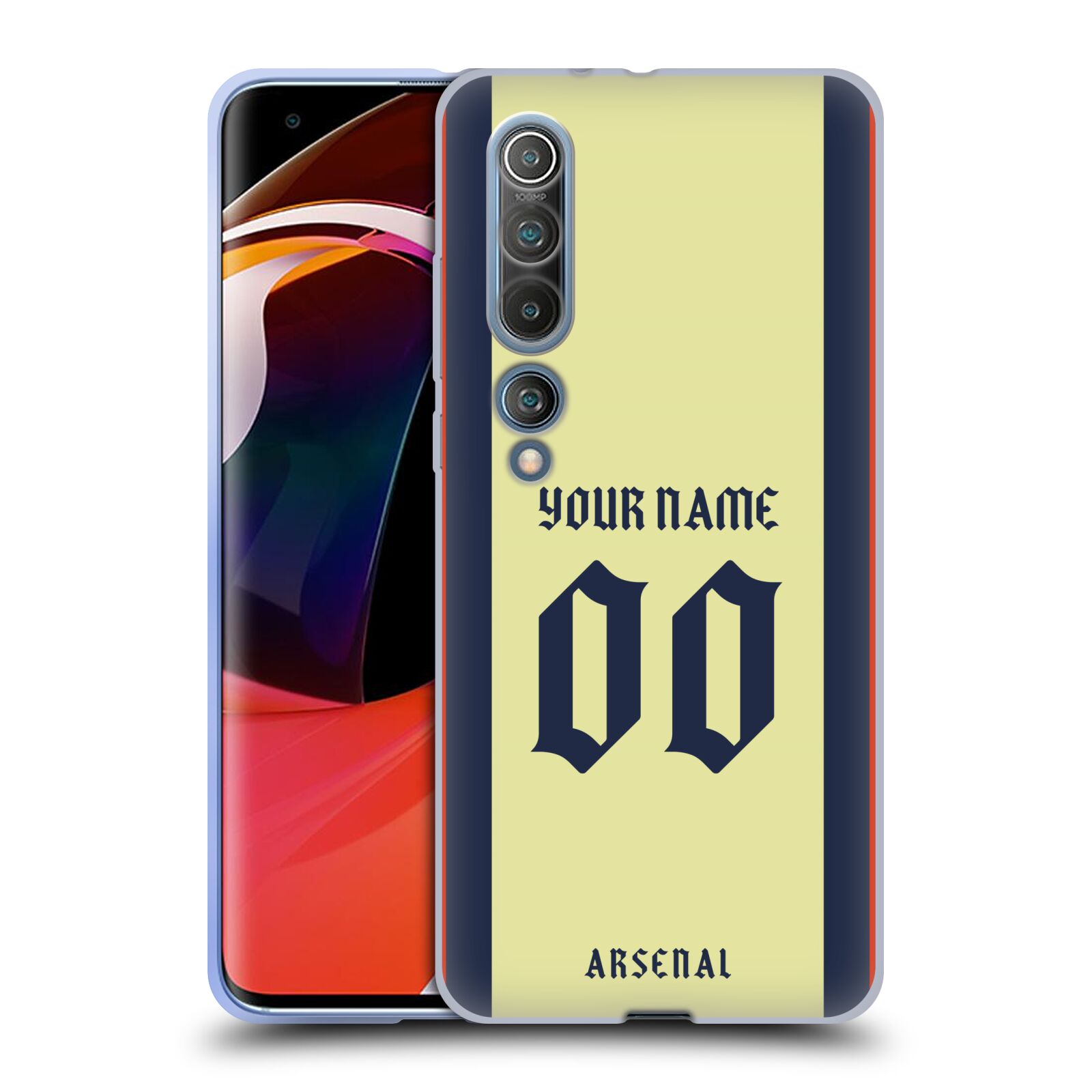 CUSTOM CUSTOMISED PERSONALISED ARSENAL FC 2021/22 KIT GEL CASE FOR XIAOMI PHONES - 第 8/9 張圖片