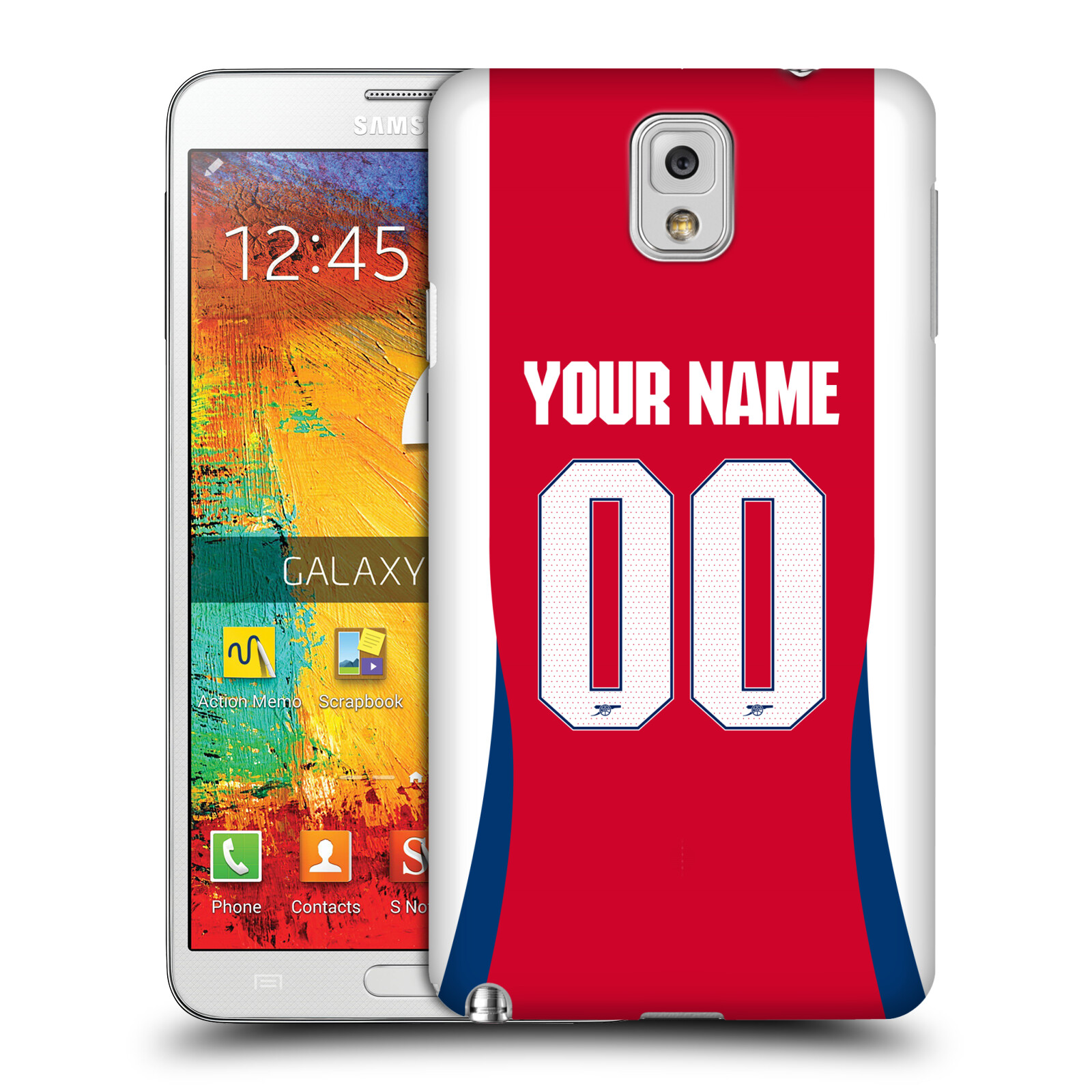 CUSTOM CUSTOMIZED PERSONALIZED ARSENAL FC 2024/25 KIT CASE FOR SAMSUNG PHONES 2