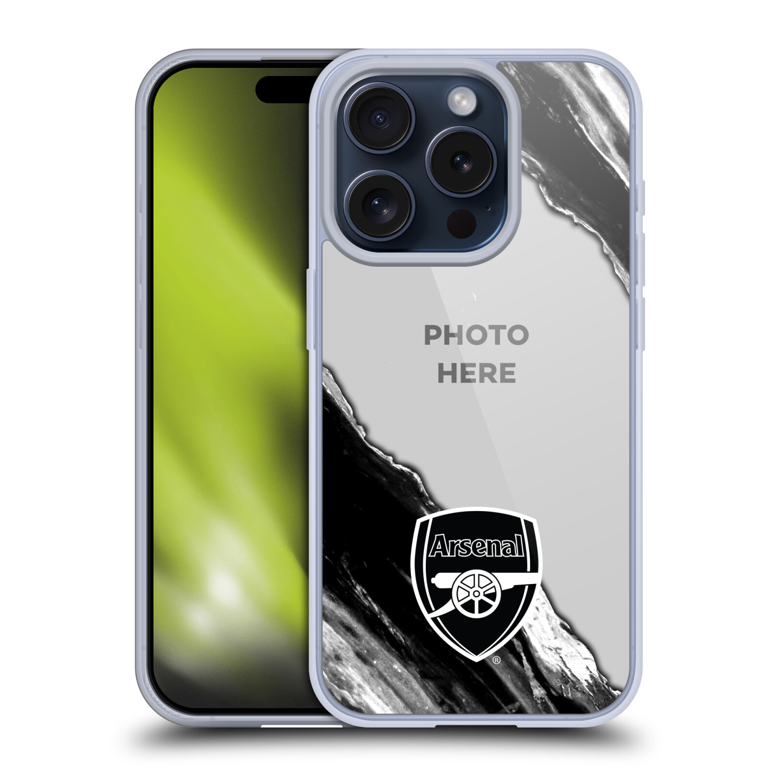 PERSONALIZED ARSENAL FC CUSTOMISED PHOTOS SOFT GEL CASE FOR APPLE iPHONE PHONES