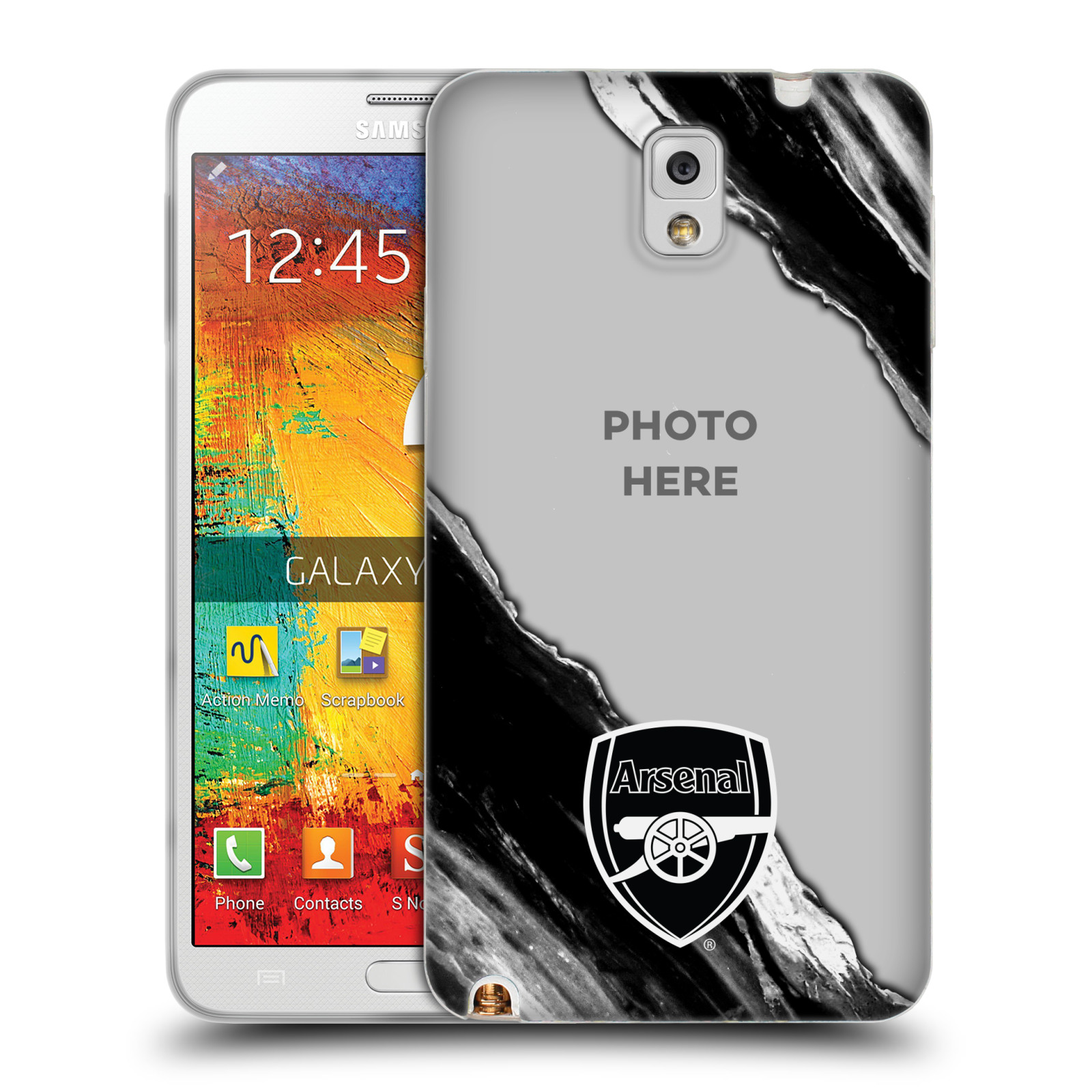 PERSONALISED ARSENAL FC CUSTOMISED PHOTOS SOFT GEL CASE FOR SAMSUNG PHONES 2 - Picture 8 of 10