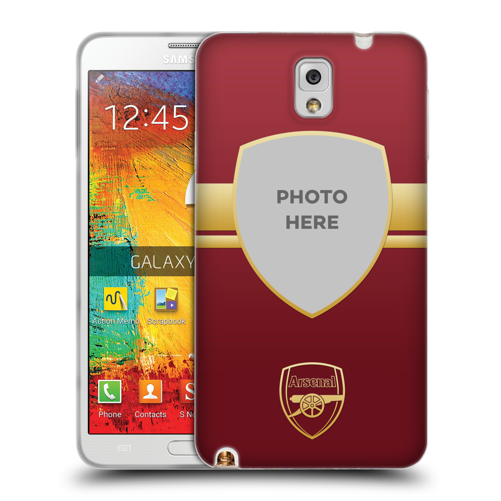 PERSONALISED ARSENAL FC CUSTOMISED PHOTOS SOFT GEL CASE FOR SAMSUNG PHONES 2 - Picture 9 of 10
