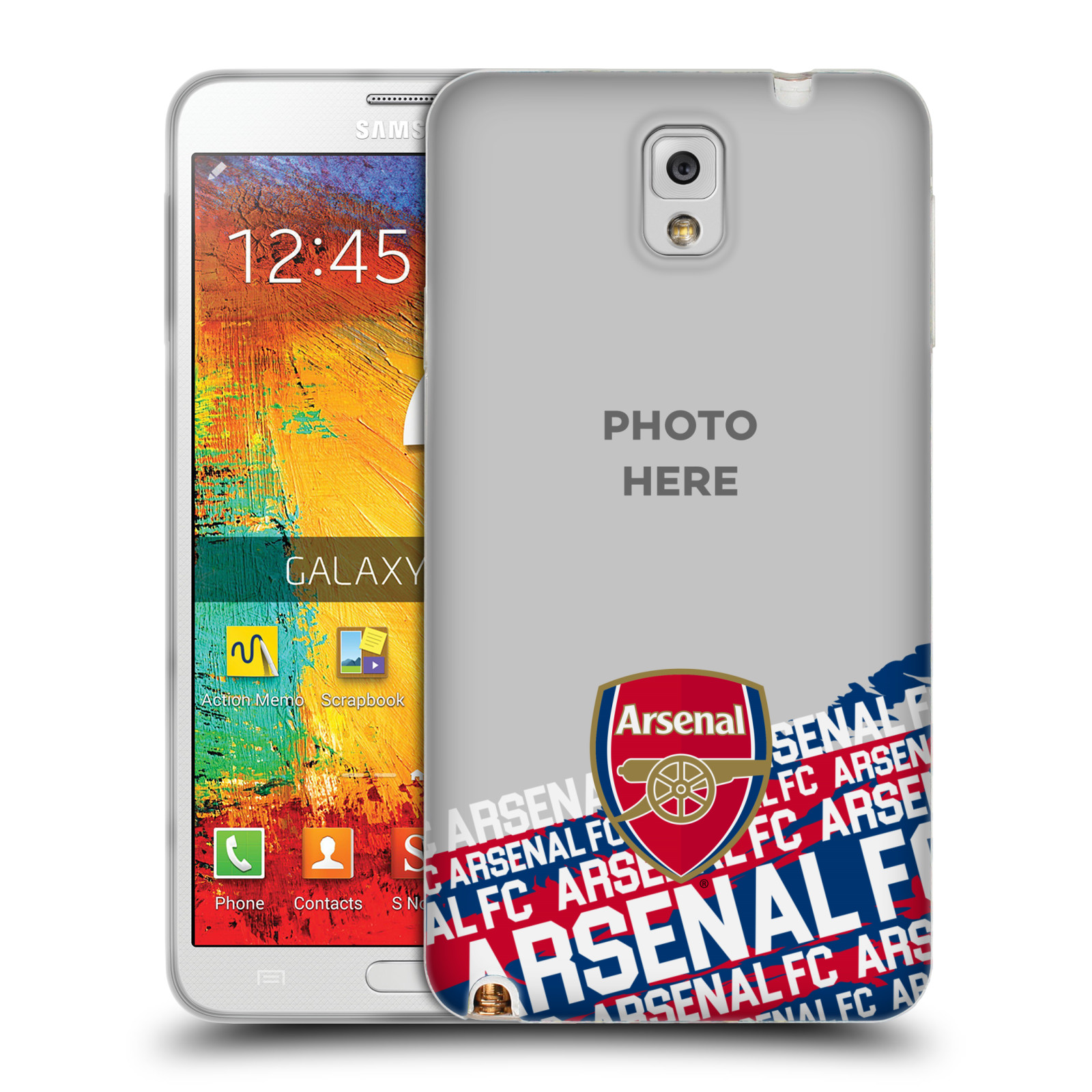PERSONALISED ARSENAL FC CUSTOMISED PHOTOS SOFT GEL CASE FOR SAMSUNG PHONES 2 - Picture 10 of 10