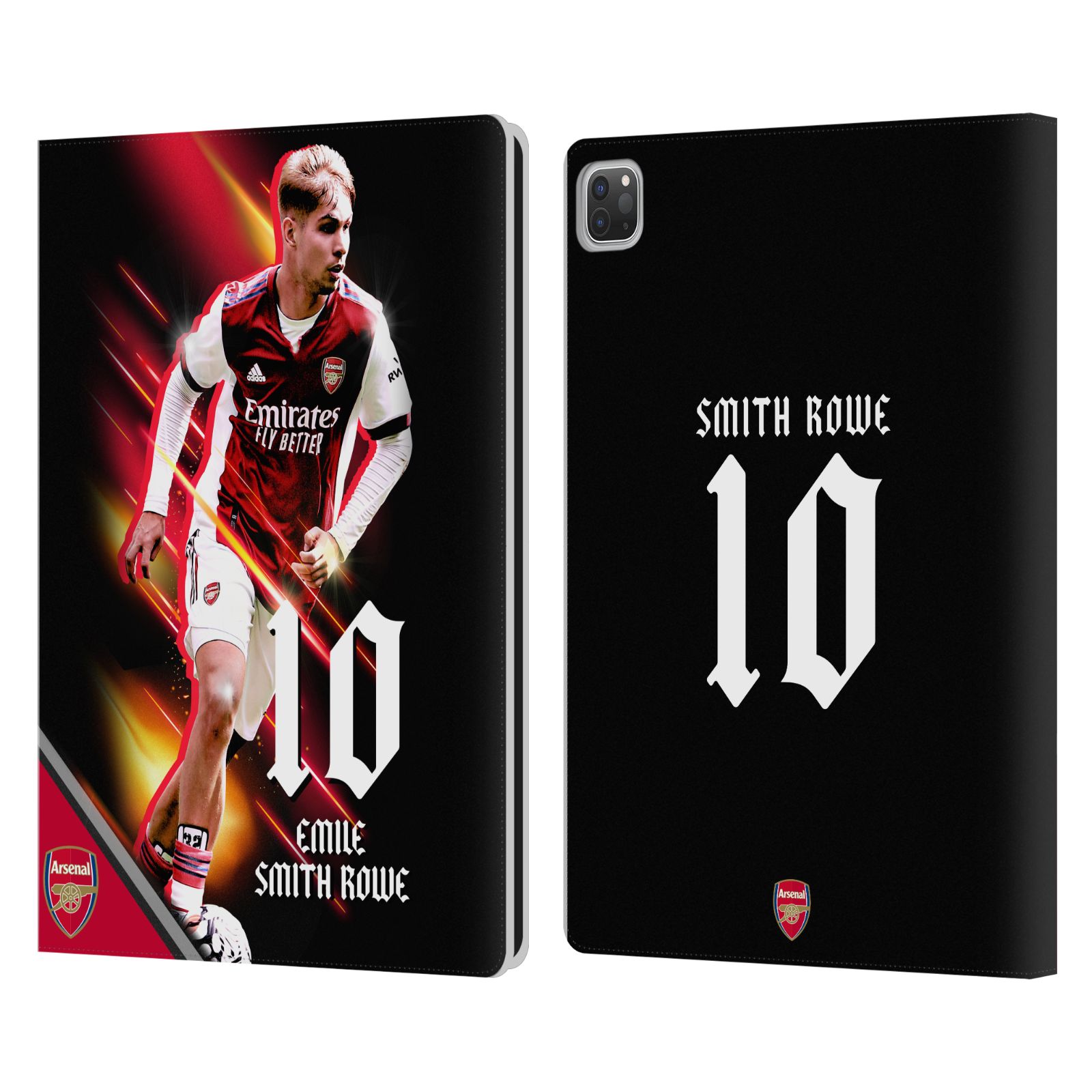 OFFICIAL ARSENAL FC 2021/22 FIRST TEAM LEATHER BOOK WALLET CASE FOR APPLE iPAD - Photo 10/15