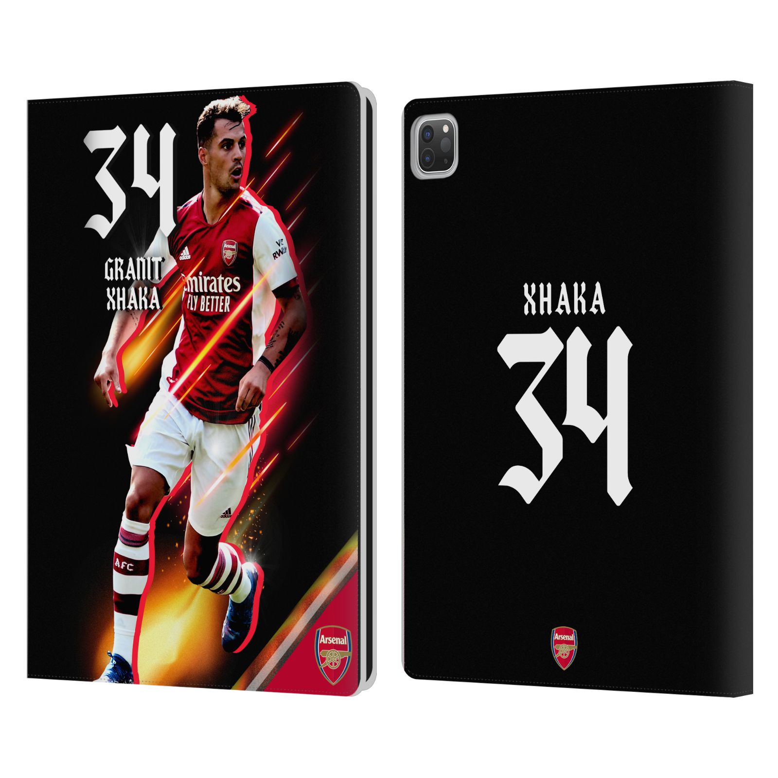OFFICIAL ARSENAL FC 2021/22 FIRST TEAM LEATHER BOOK WALLET CASE FOR APPLE iPAD - Photo 11/15