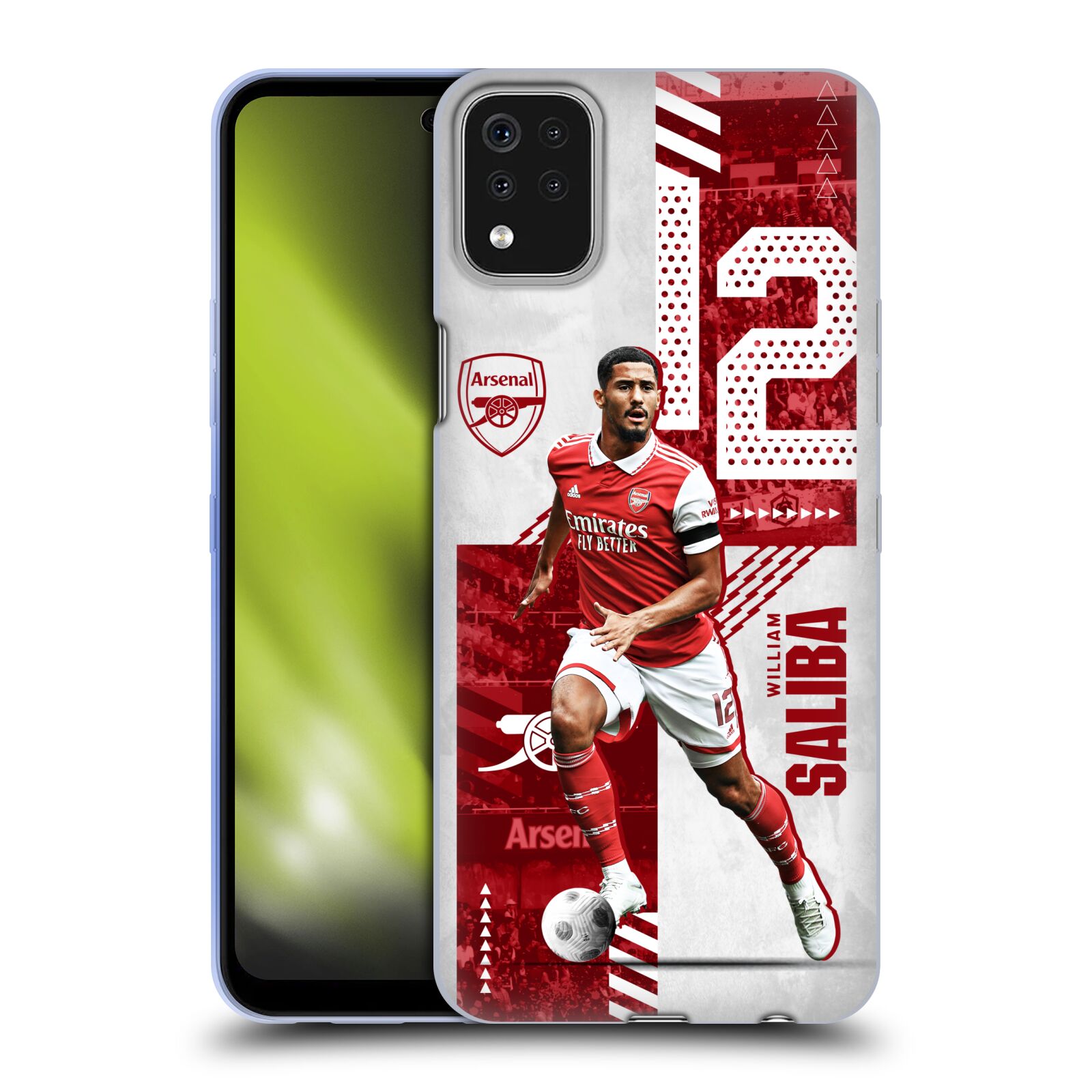 OFFICIAL ARSENAL FC 2022/23 FIRST TEAM SOFT GEL CASE FOR LG PHONES 1