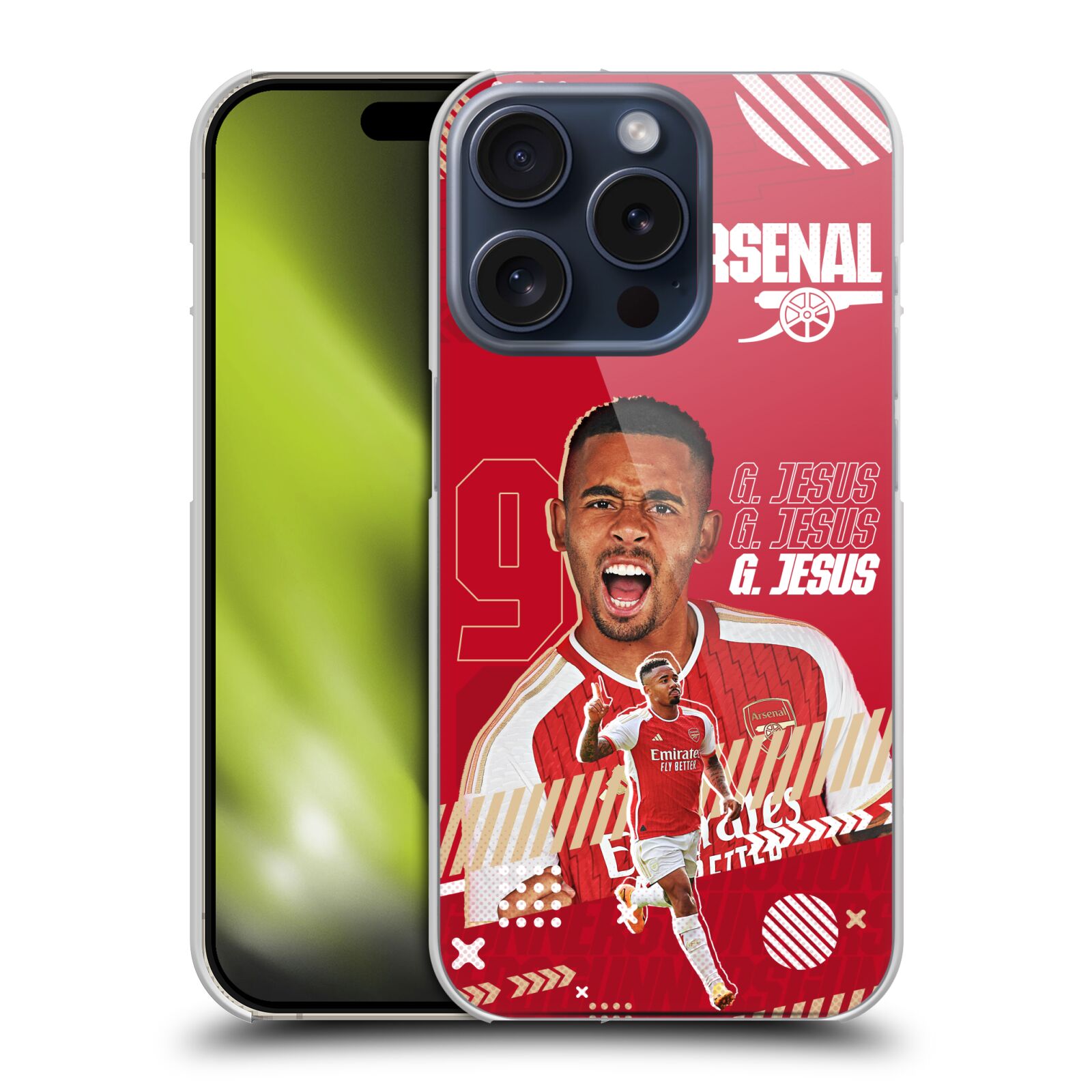OFFICIAL ARSENAL FC 2023/24 FIRST TEAM HARD BACK CASE FOR APPLE iPHONE PHONES - 第 13/14 張圖片