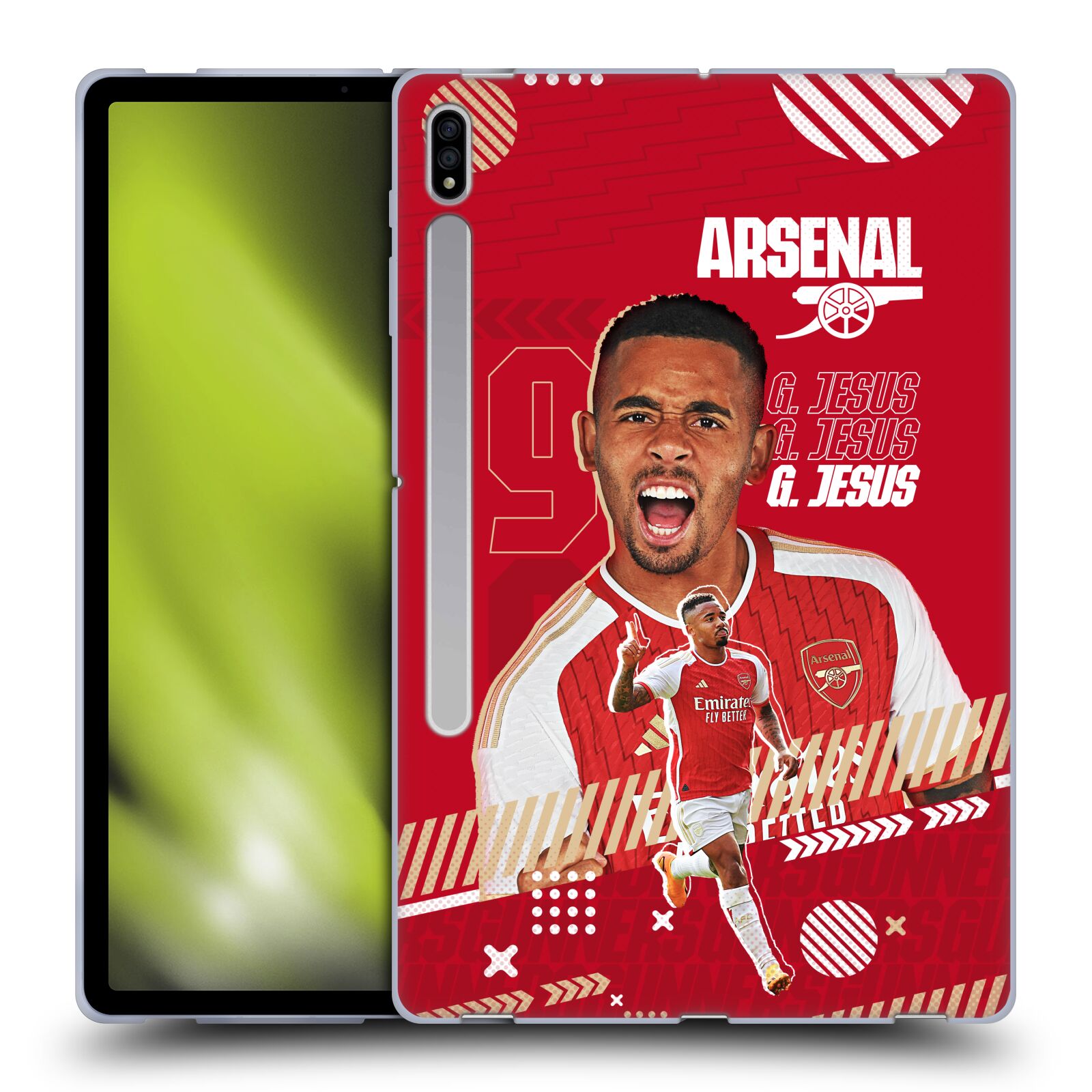 OFFICIAL ARSENAL FC 2023/24 FIRST TEAM GEL CASE FOR SAMSUNG TABLETS 1 - Picture 13 of 14
