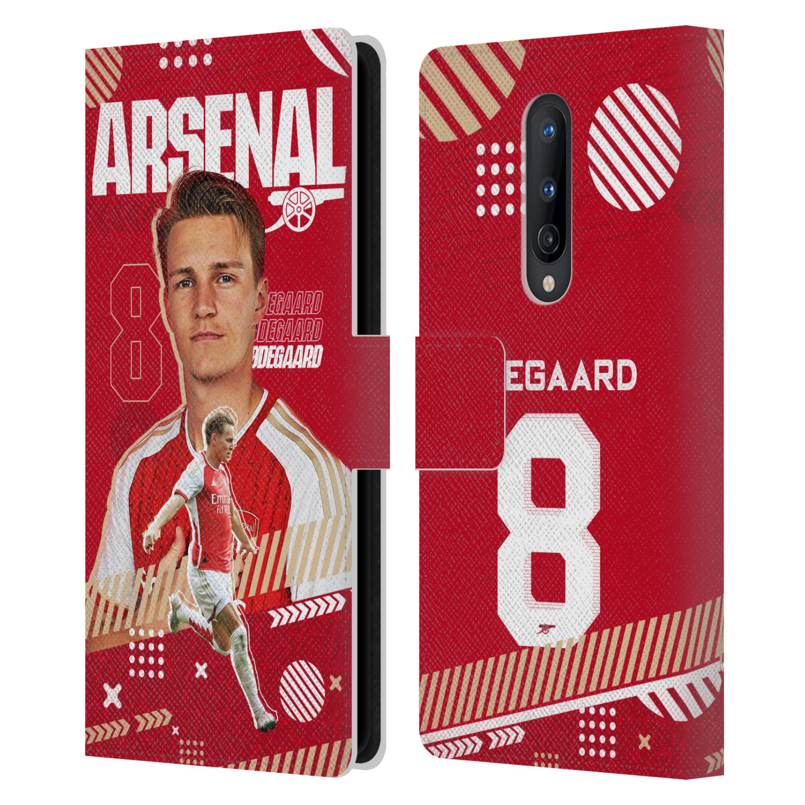 OFFICIAL ARSENAL FC 2023/24 FIRST TEAM LEATHER BOOK CASE FOR ONEPLUS PHONES - Picture 13 of 13
