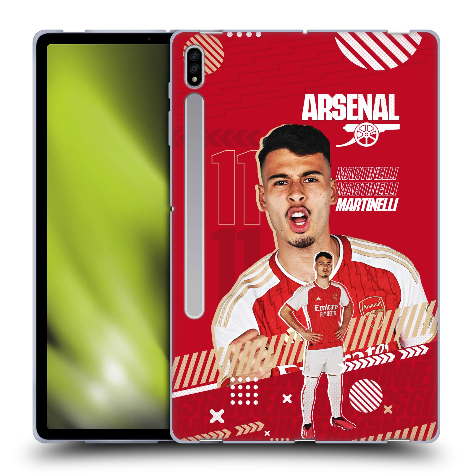 OFFICIAL ARSENAL FC 2023/24 FIRST TEAM GEL CASE FOR SAMSUNG TABLETS 1 - Picture 12 of 14