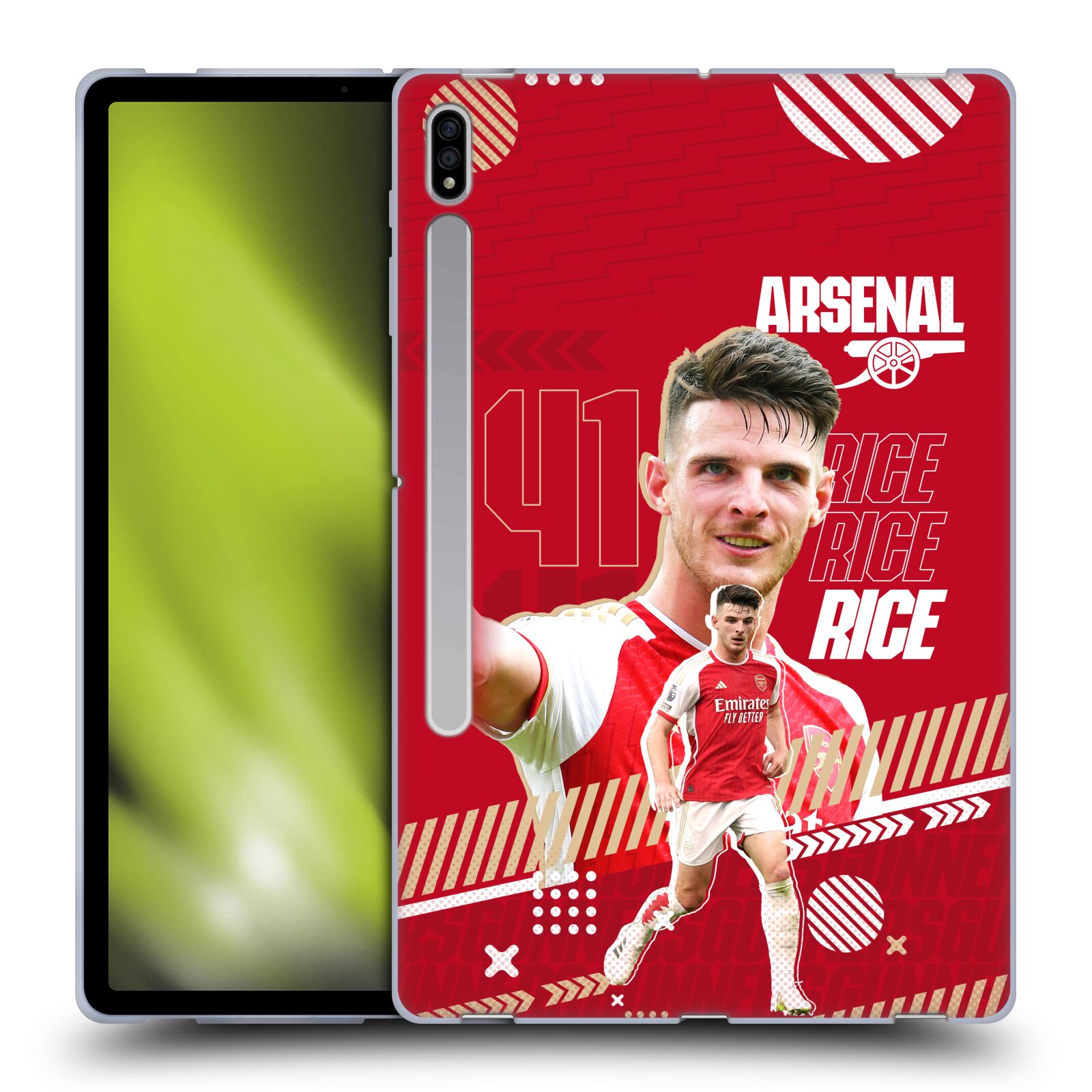 OFFICIAL ARSENAL FC 2023/24 FIRST TEAM GEL CASE FOR SAMSUNG TABLETS 1 - Picture 11 of 14