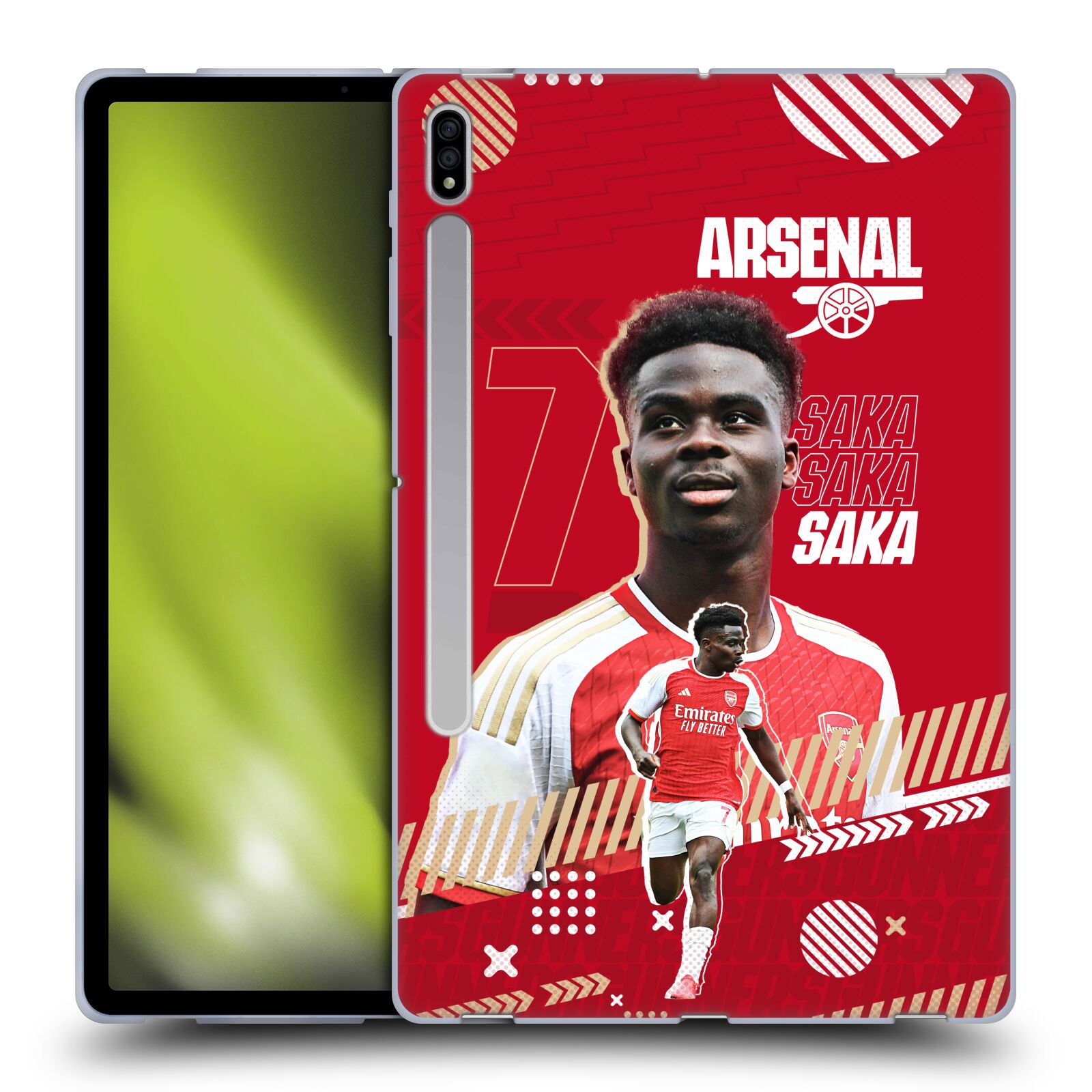 OFFICIAL ARSENAL FC 2023/24 FIRST TEAM GEL CASE FOR SAMSUNG TABLETS 1 - Picture 10 of 14