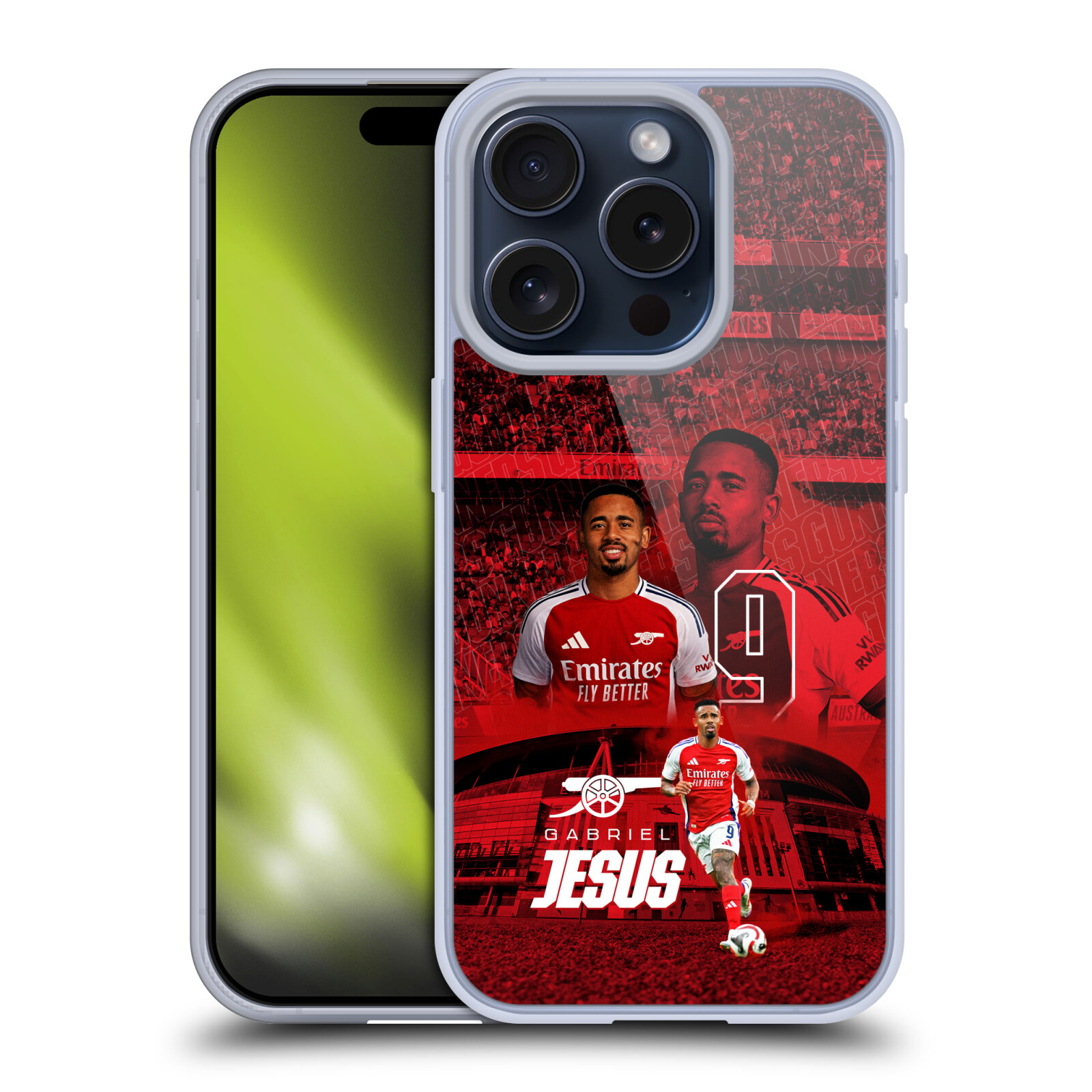 OFFICIAL ARSENAL FC 2024/25 FIRST TEAM SOFT GEL CASE FOR APPLE iPHONE PHONES - Picture 10 of 14