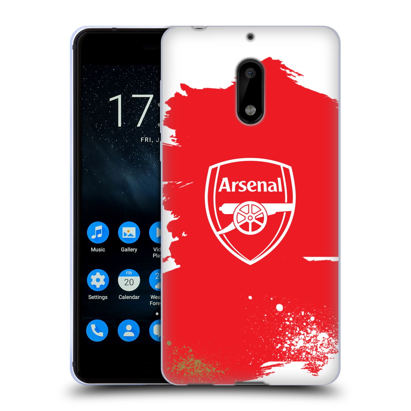 OFFICIAL ARSENAL FC GRAFFITI ART SOFT GEL CASE FOR NOKIA PHONES 1 - Picture 8 of 13