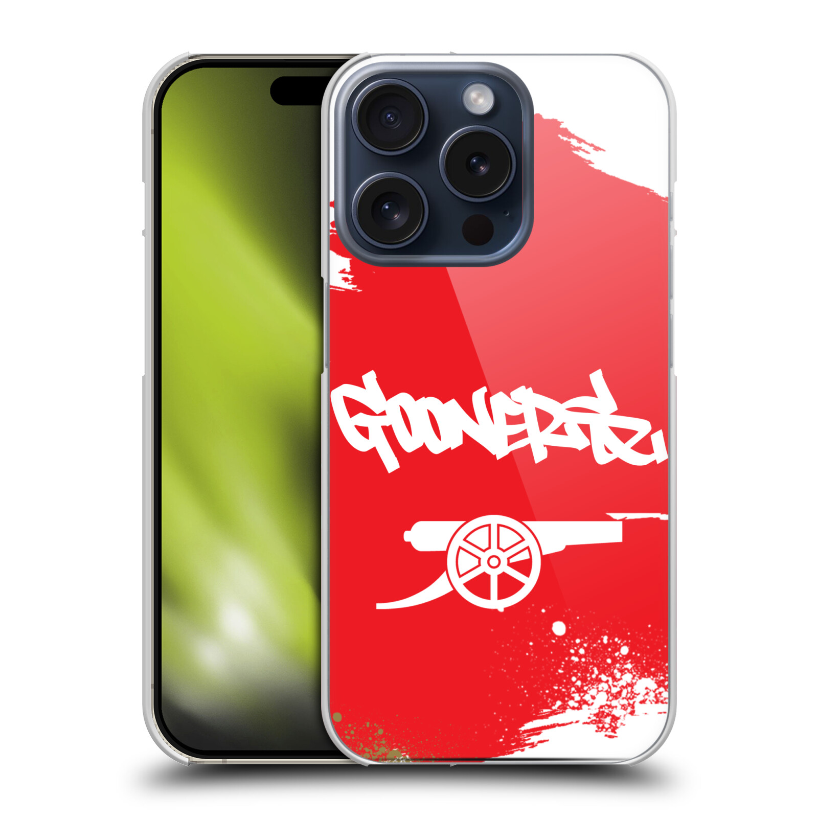 OFFICIAL ARSENAL FC GRAFFITI ART HARD BACK CASE FOR APPLE iPHONE PHONES - Picture 9 of 13