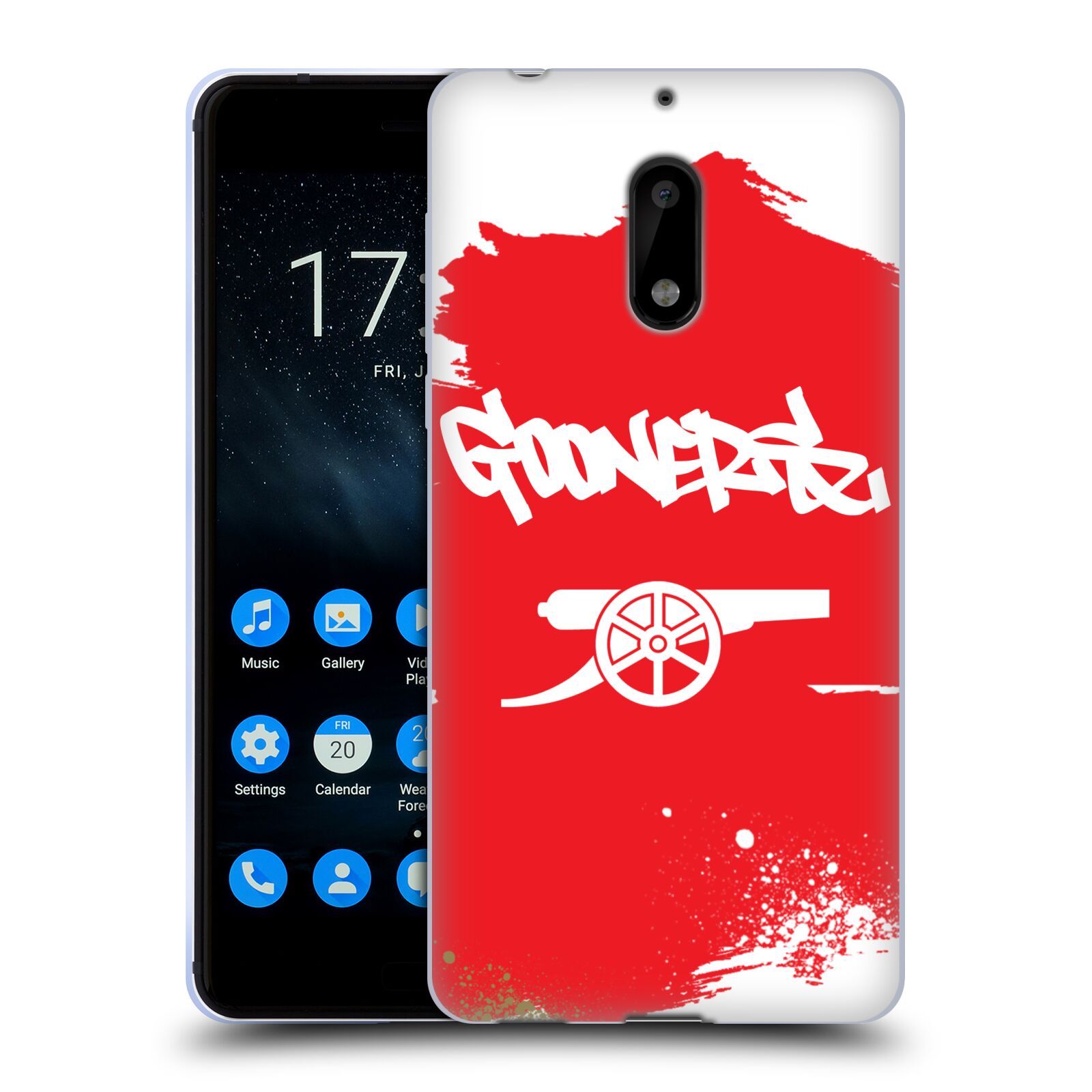 OFFICIAL ARSENAL FC GRAFFITI ART SOFT GEL CASE FOR NOKIA PHONES 1 - Picture 9 of 13
