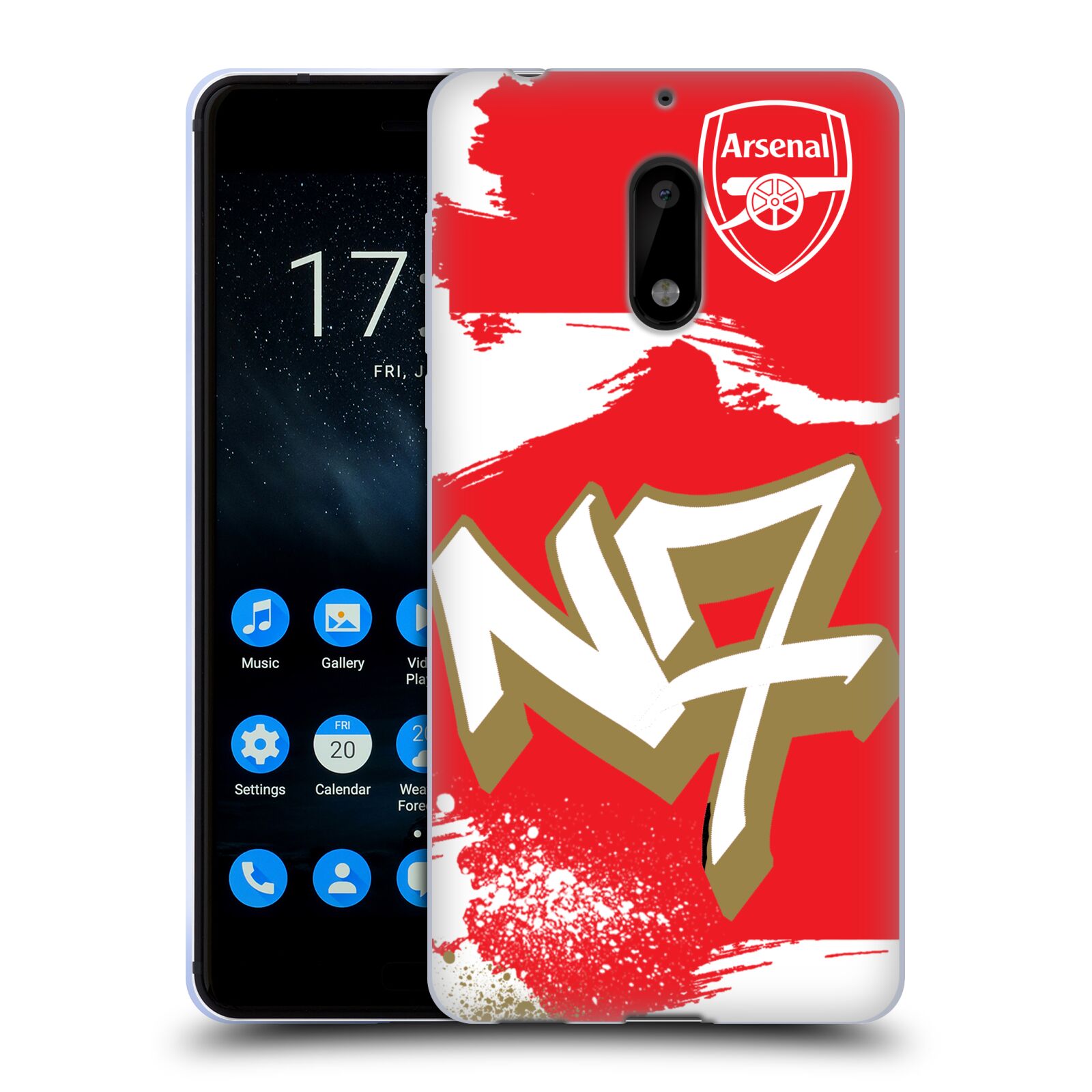 OFFICIAL ARSENAL FC GRAFFITI ART SOFT GEL CASE FOR NOKIA PHONES 1 - Picture 10 of 13