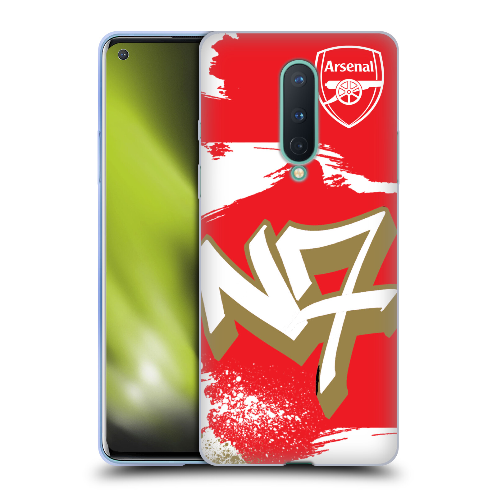 OFFICIAL ARSENAL FC GRAFFITI ART SOFT GEL CASE FOR GOOGLE ONEPLUS PHONES - Picture 10 of 13