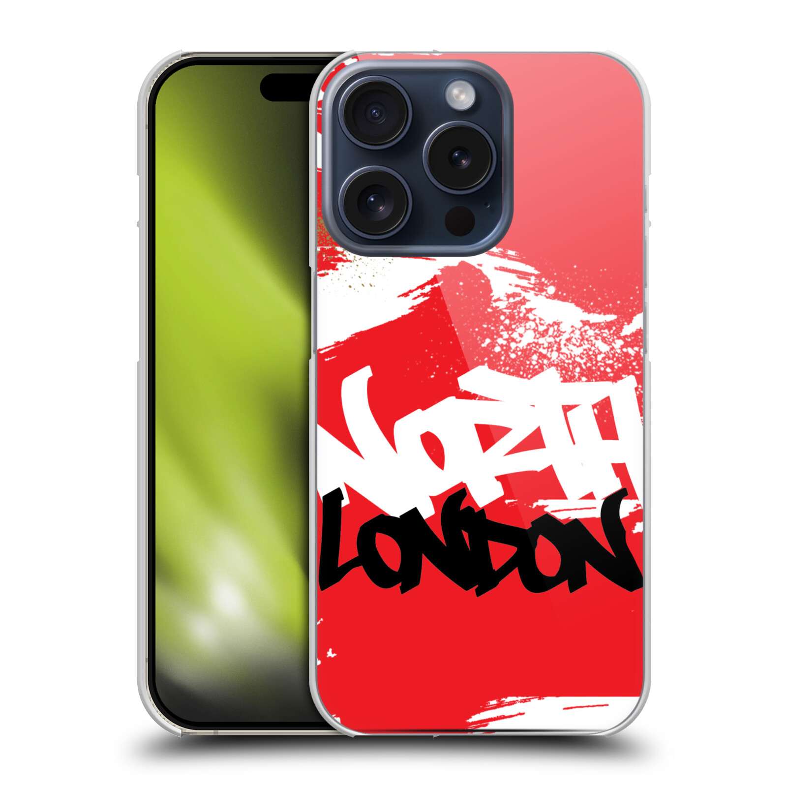 OFFICIAL ARSENAL FC GRAFFITI ART HARD BACK CASE FOR APPLE iPHONE PHONES - Picture 11 of 13