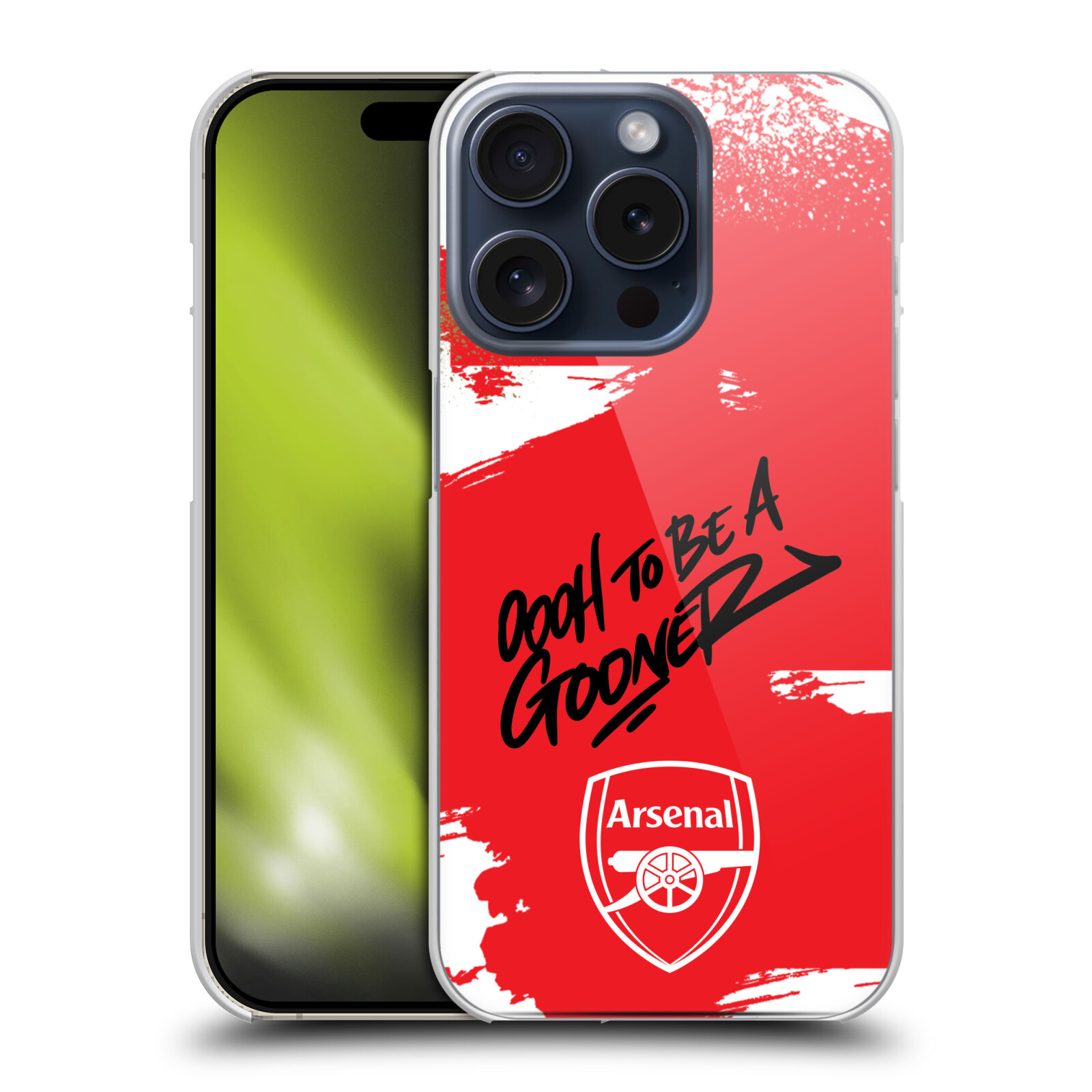 OFFICIAL ARSENAL FC GRAFFITI ART HARD BACK CASE FOR APPLE iPHONE PHONES - Picture 12 of 13
