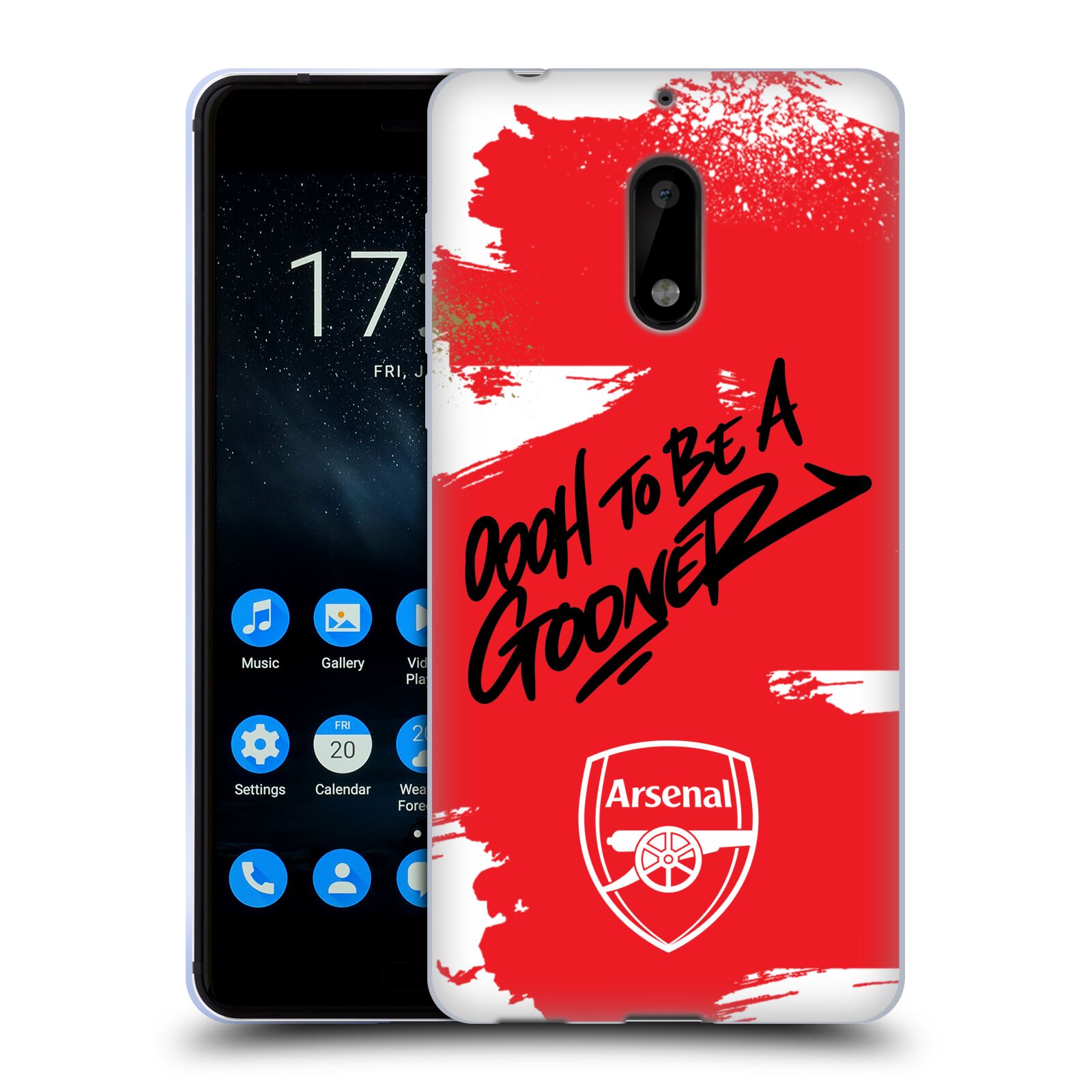OFFICIAL ARSENAL FC GRAFFITI ART SOFT GEL CASE FOR NOKIA PHONES 1 - Picture 12 of 13