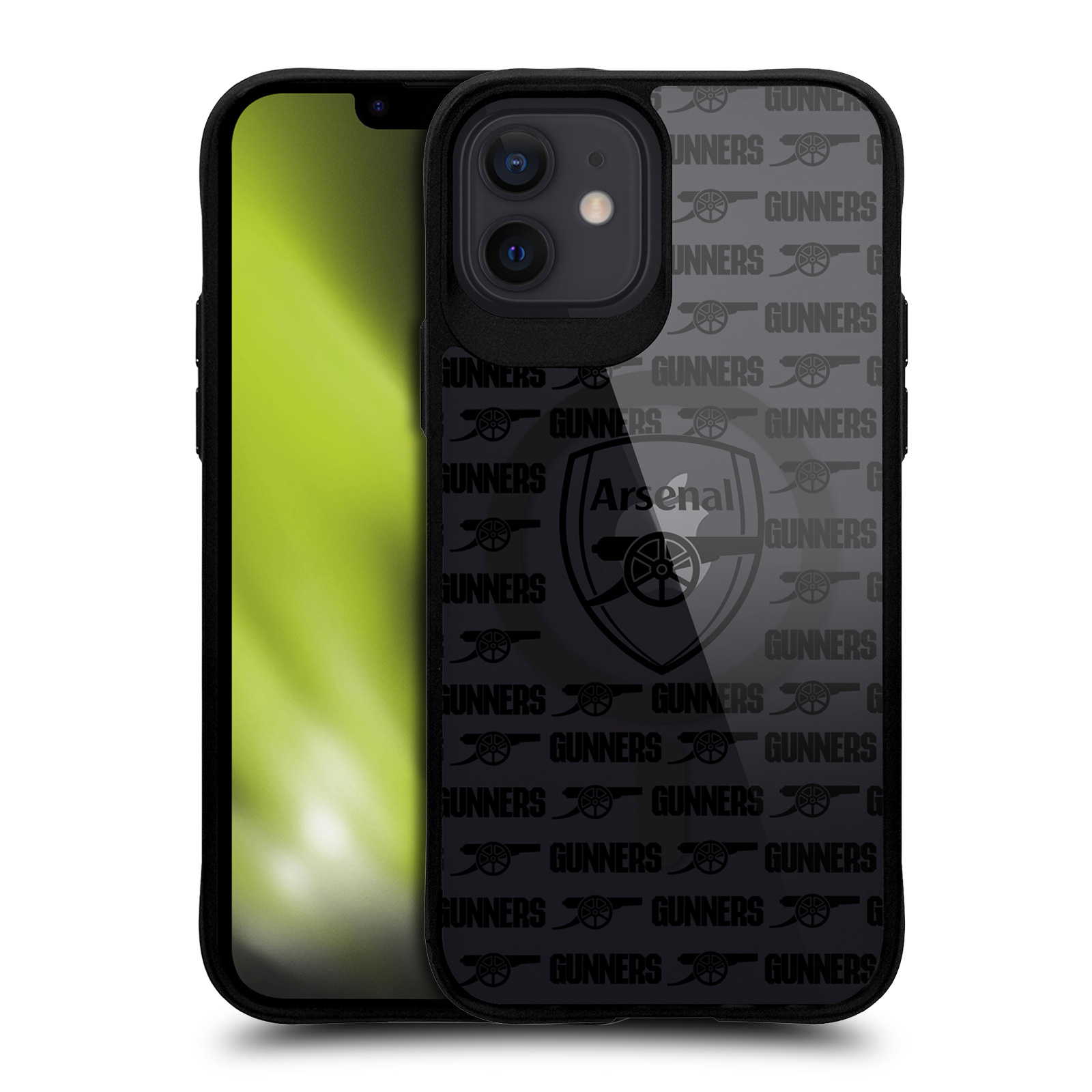 Gunners Pattern Black MagSafe Case for iPhone 12 / 12 Pro