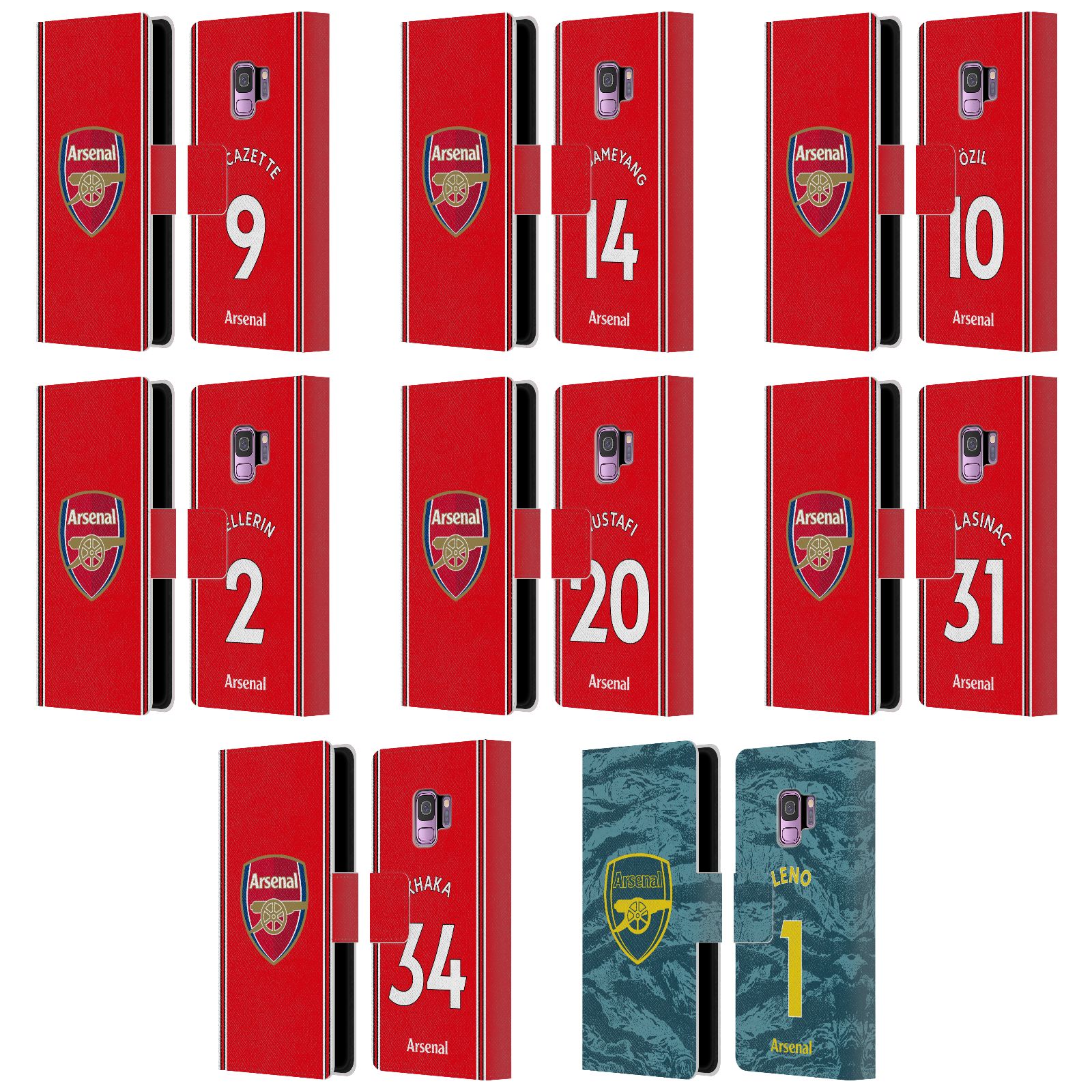 Arsenal Fc 2019 20 Players Home Kit Group 1 Leather Book Case For Samsung 1 Ebay - arsenal pro player starter pack roblox arsenal