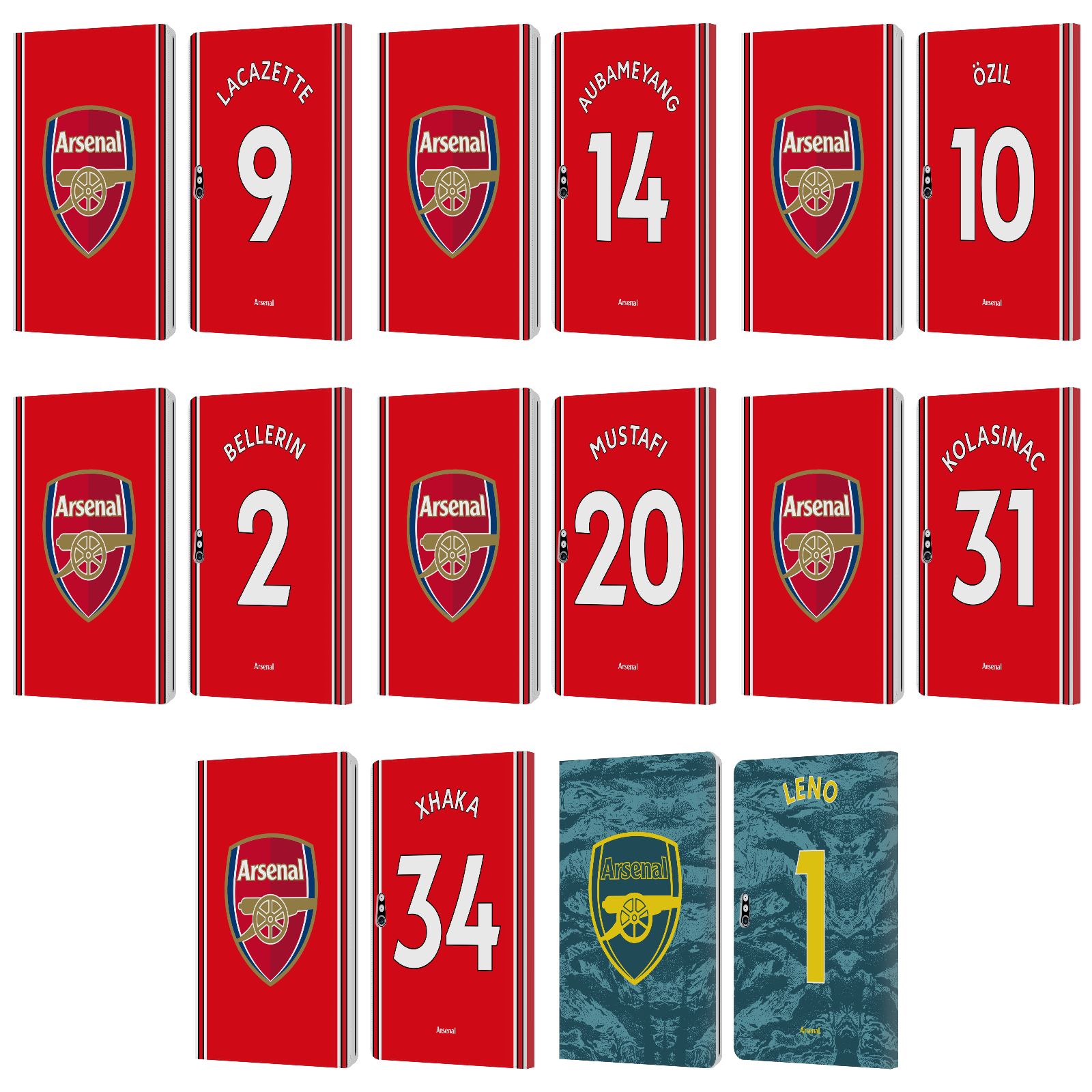 Arsenal Fc 2019 20 Players Home Kit 1 Leather Book Case For Microsoft Tablets Ebay - arsenal pro player starter pack roblox arsenal