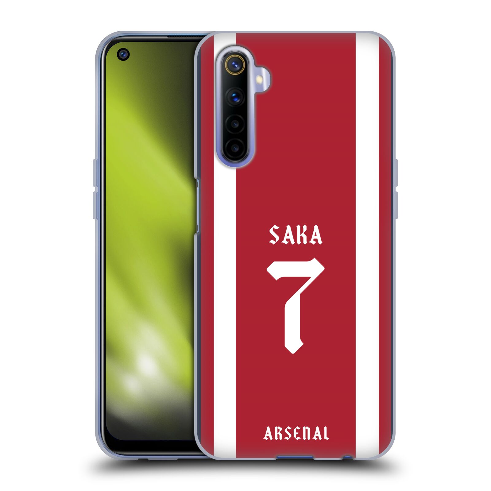 OFFICIAL ARSENAL FC 2021/22 PLAYERS HOME KIT SOFT GEL CASE FOR REALME PHONES - Bild 8 von 12