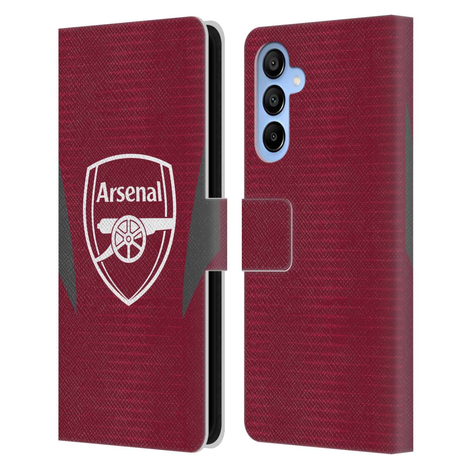 Burgundy Leather Wallet Case for Galaxy A16 5G