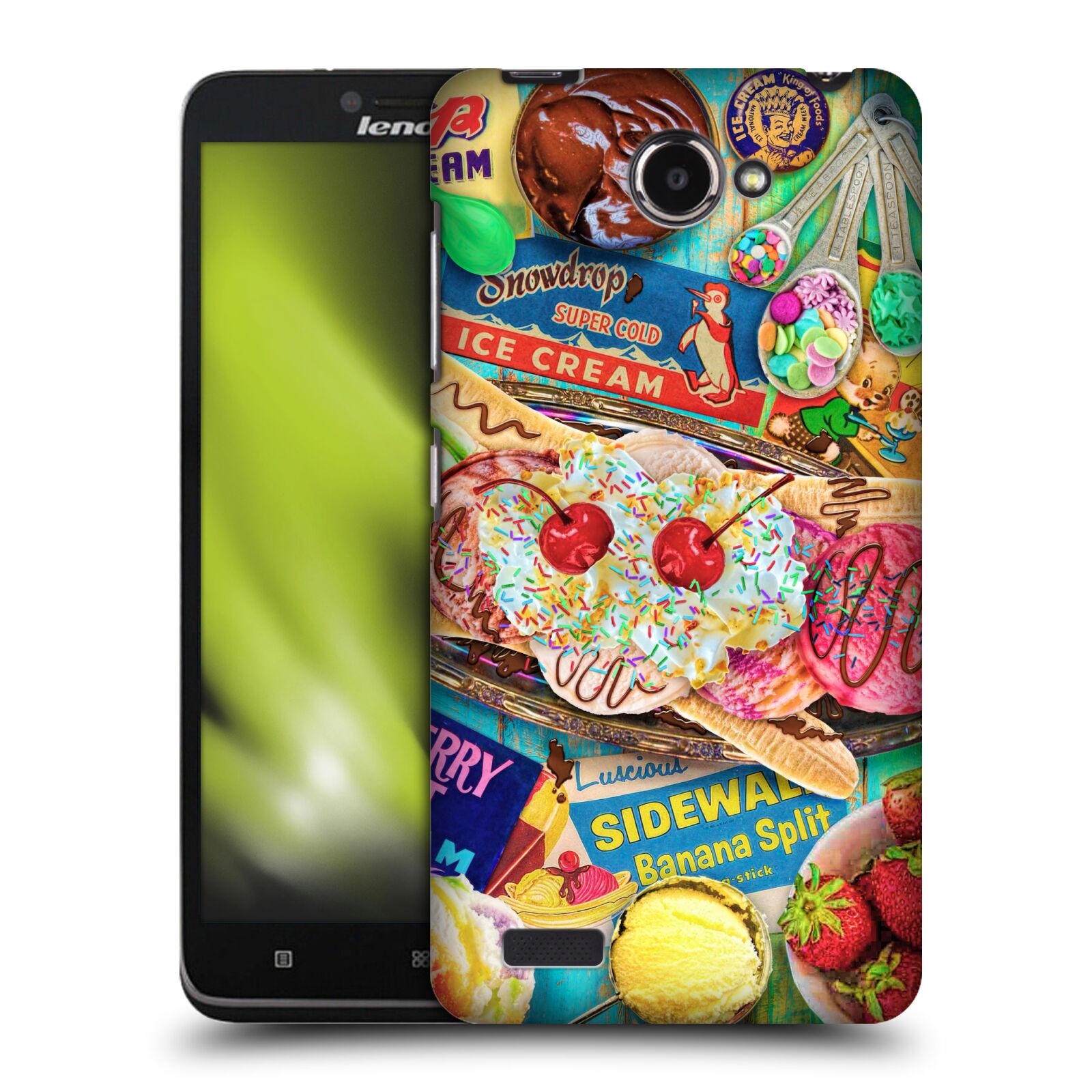OFFICIAL AIMEE STEWART COLOURFUL SWEETS HARD BACK CASE FOR LENOVO PHONES - Picture 7 of 12