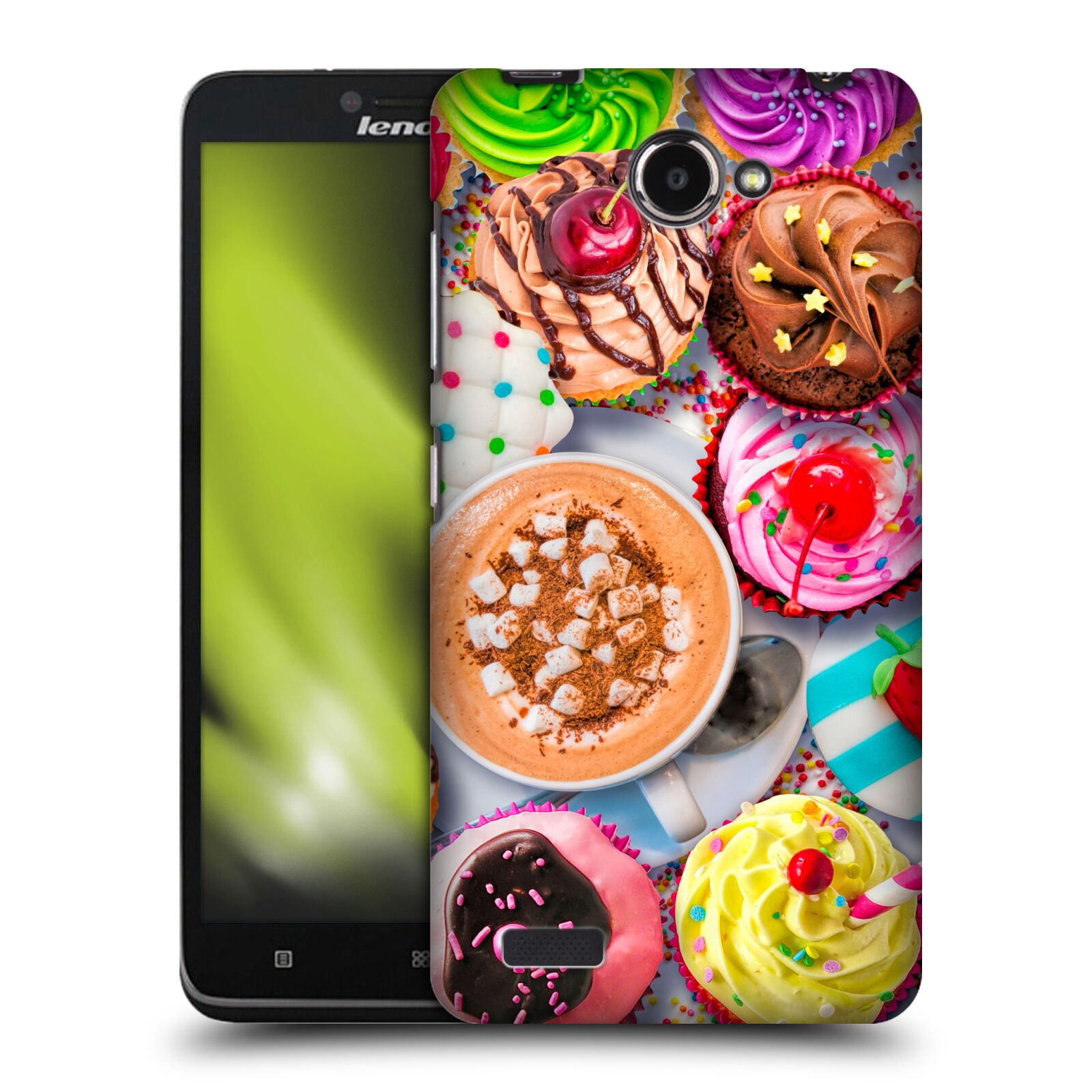 OFFICIAL AIMEE STEWART COLOURFUL SWEETS HARD BACK CASE FOR LENOVO PHONES - Picture 9 of 12