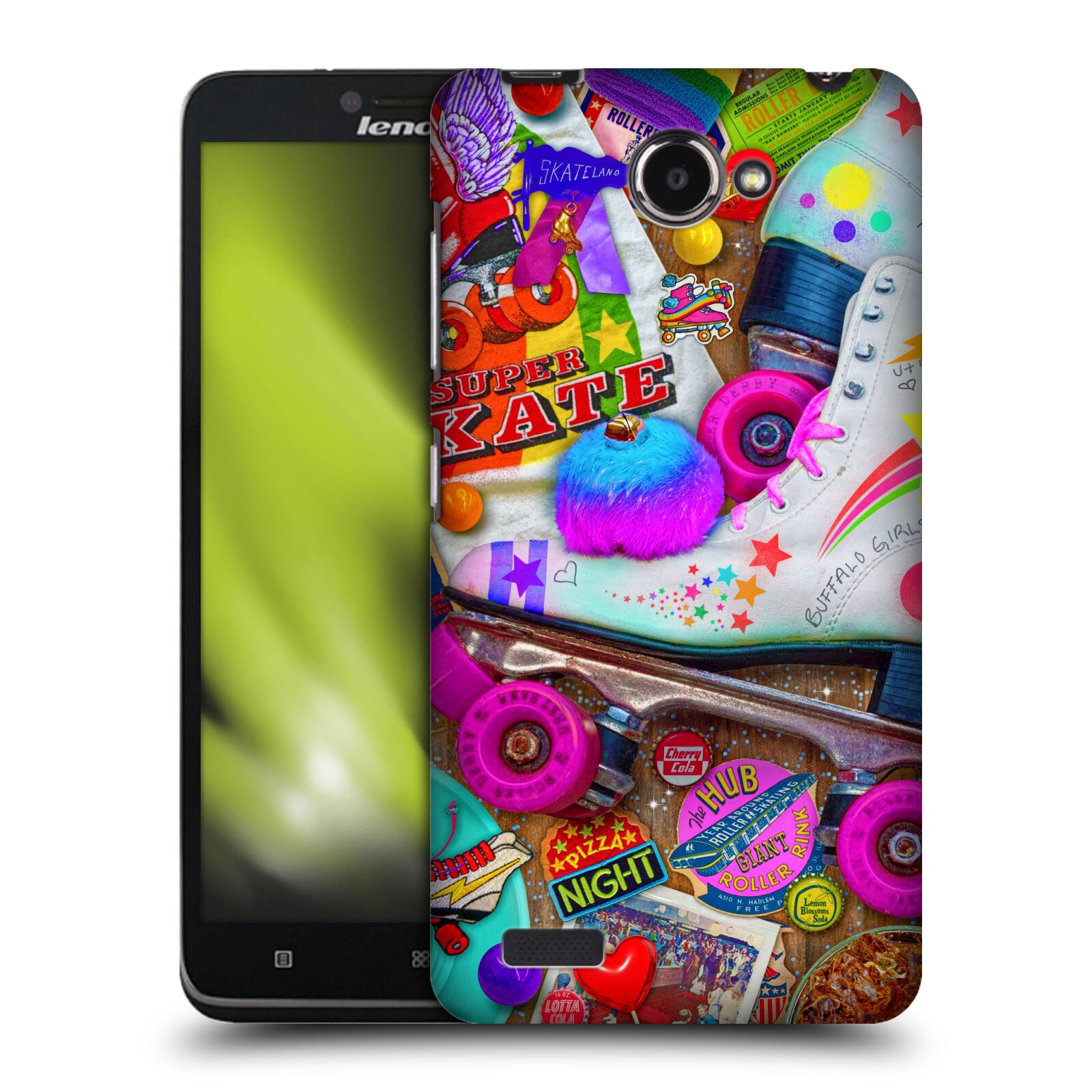OFFICIAL AIMEE STEWART COLOURFUL SWEETS HARD BACK CASE FOR LENOVO PHONES - Picture 12 of 12