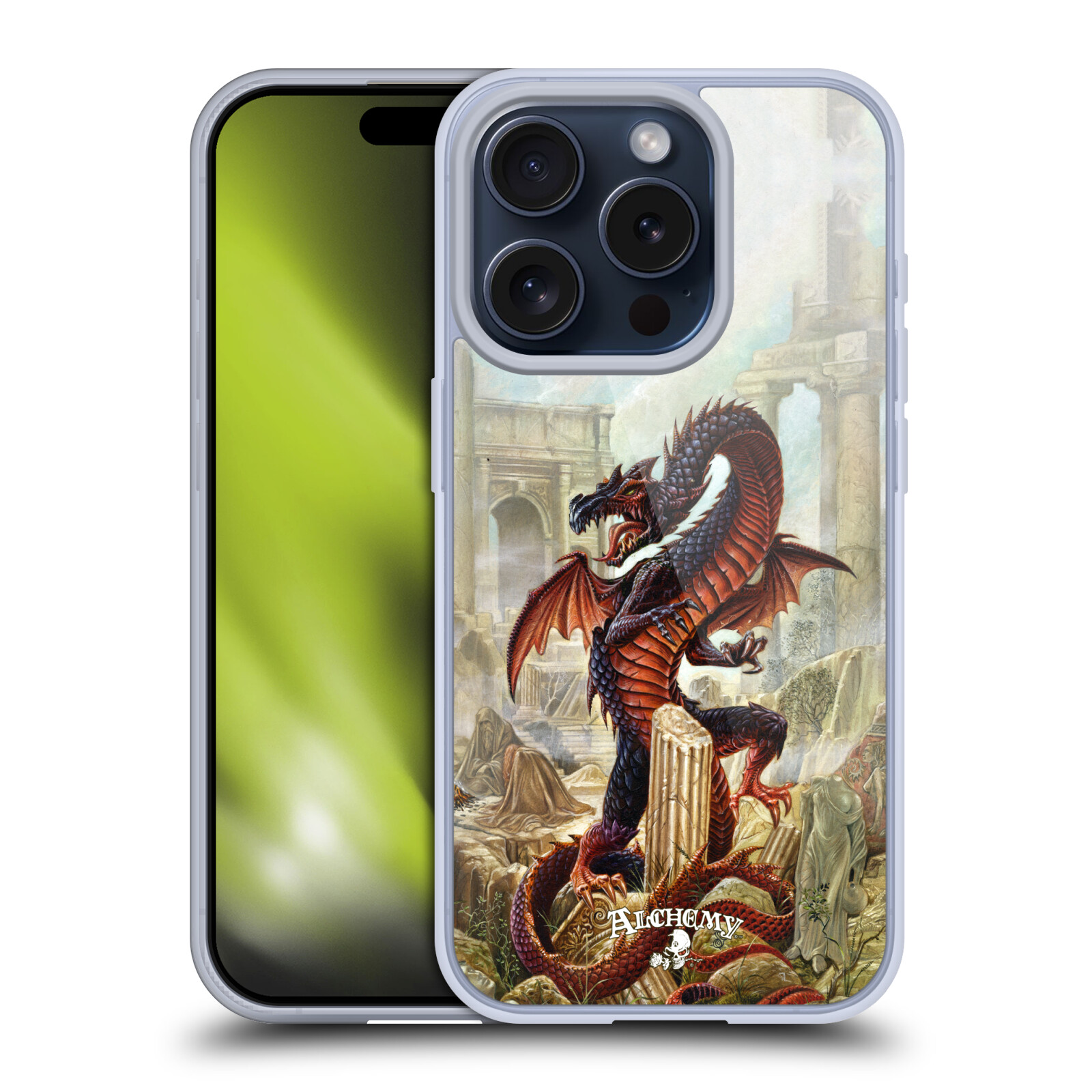 OFFICIEL ALCHEMY GOTHIC DRAGON ÉTUI COQUE EN GEL POUR APPLE iPHONE TÉLÉPHONES - Photo 16 sur 17
